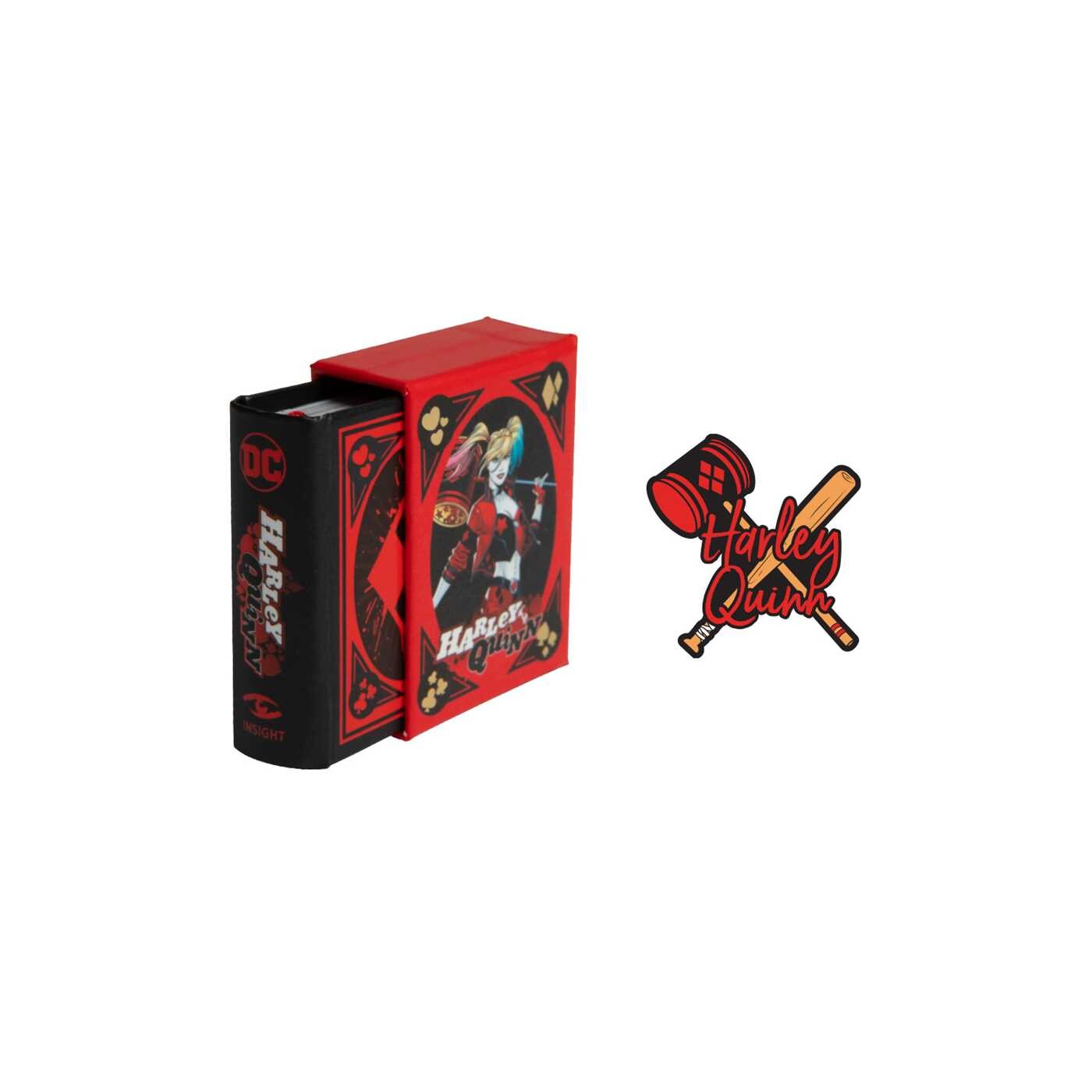 DC Comics: Harley Quinn Tiny Book and Pin Set