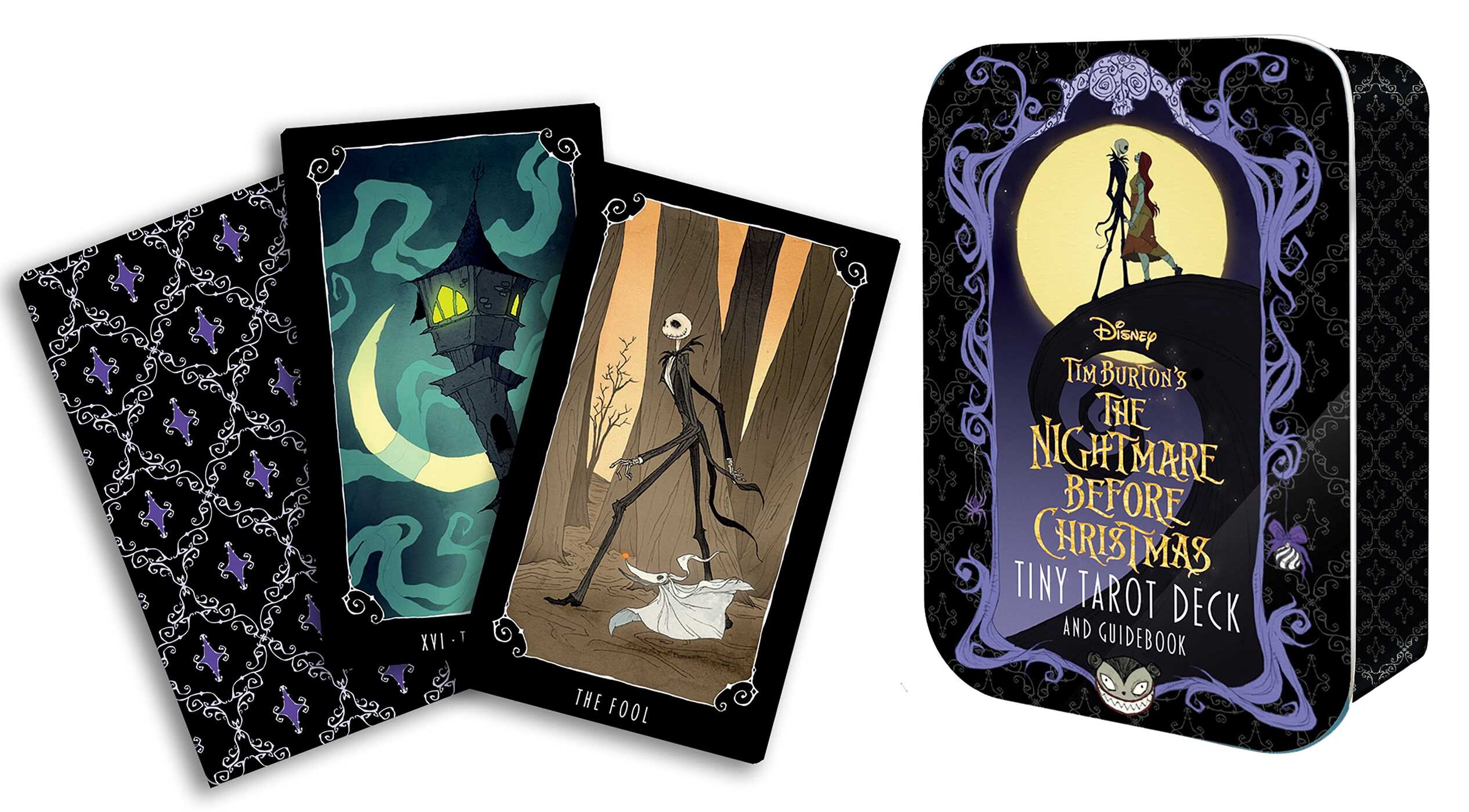 The Nightmare Before Christmas Tiny Tarot Deck and Guidebook