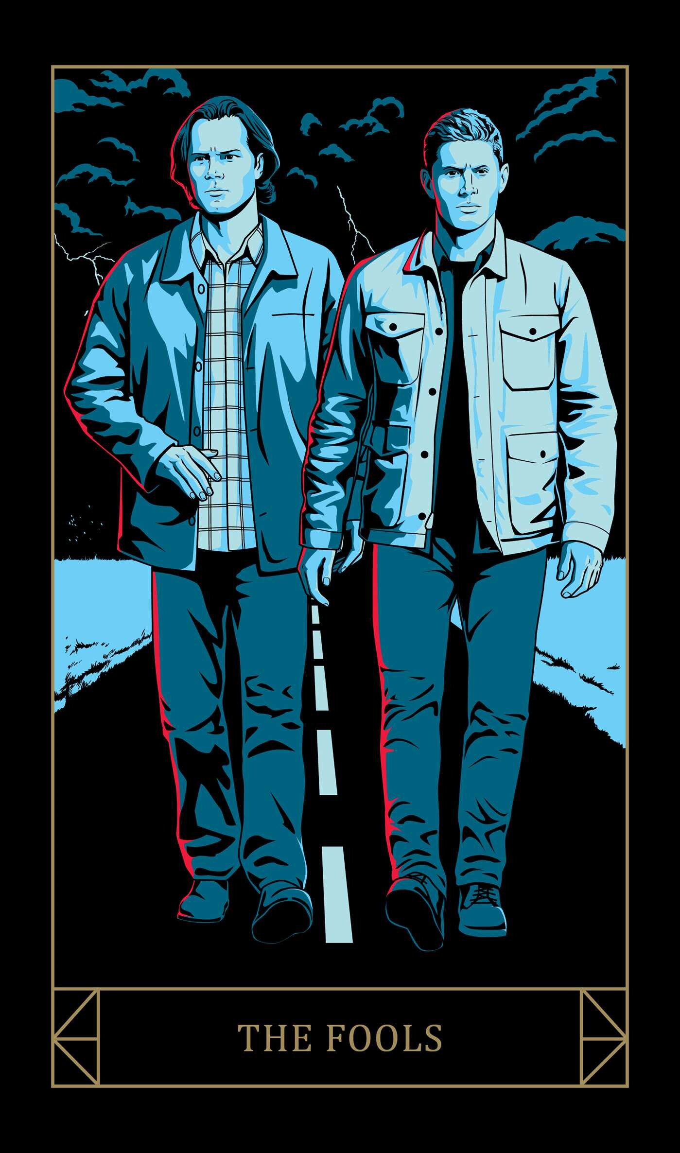 Supernatural Tiny Tarot Deck and Guidebook