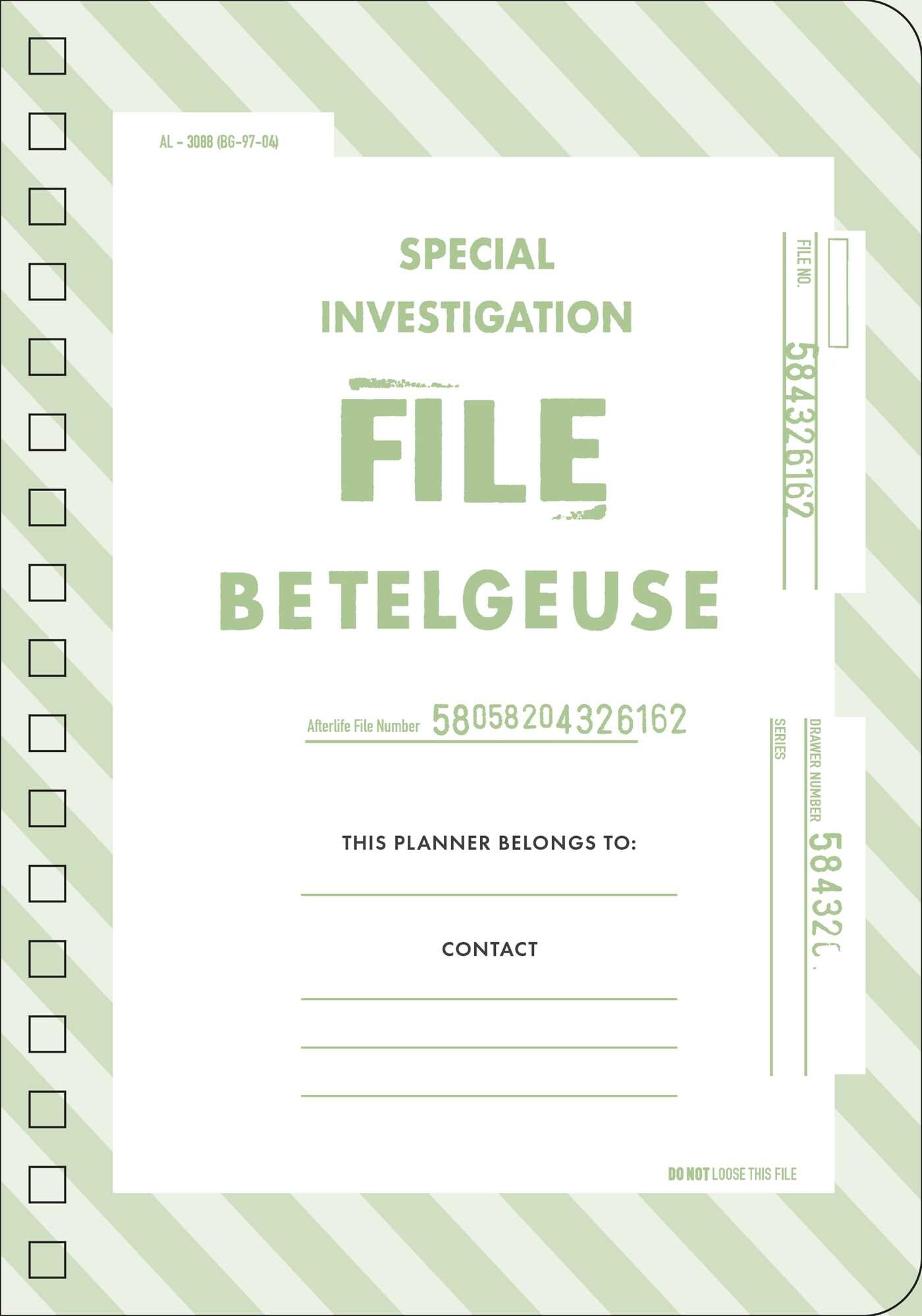 2026 Beetlejuice Beetlejuice 13-Month Weekly Planner