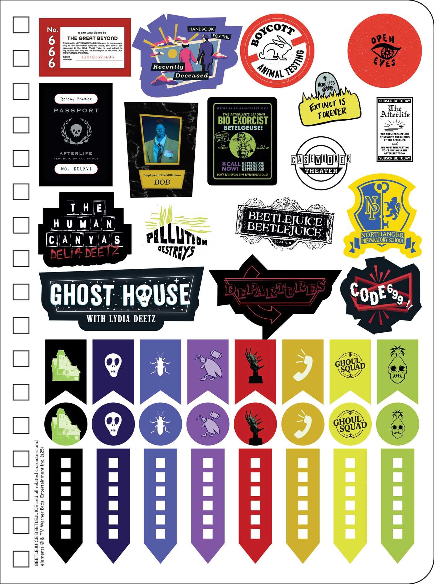 2026 Beetlejuice Beetlejuice 13-Month Weekly Planner