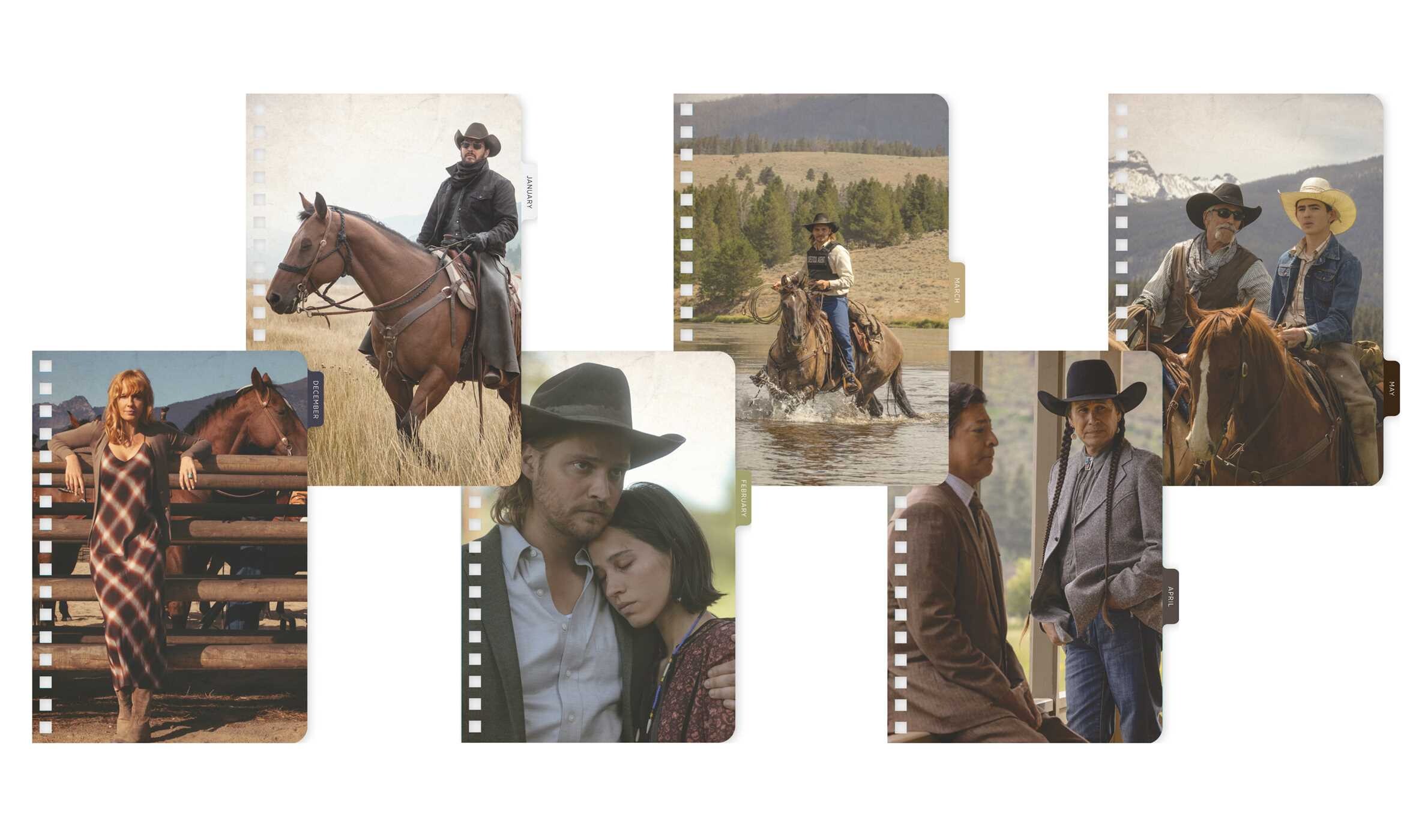 2026 Yellowstone: The Dutton Ranch 13-Month Weekly Planner