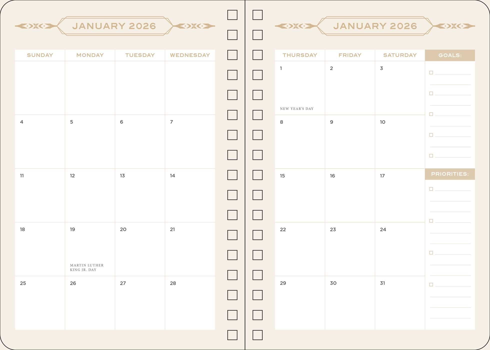 2026 Dune 13Month Weekly Planner Book by Insight Editions Official