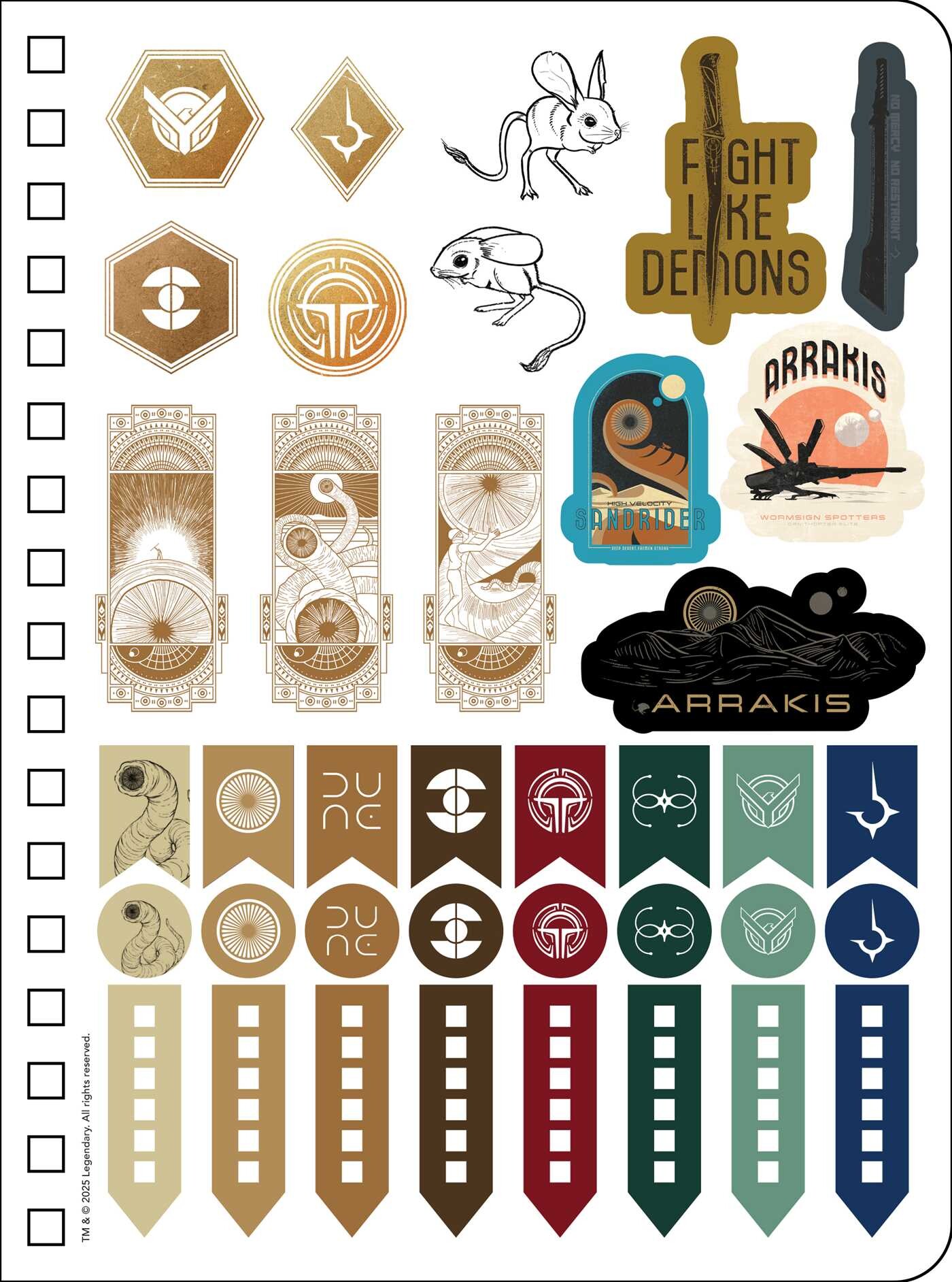 2026 Dune 13-Month Weekly Planner
