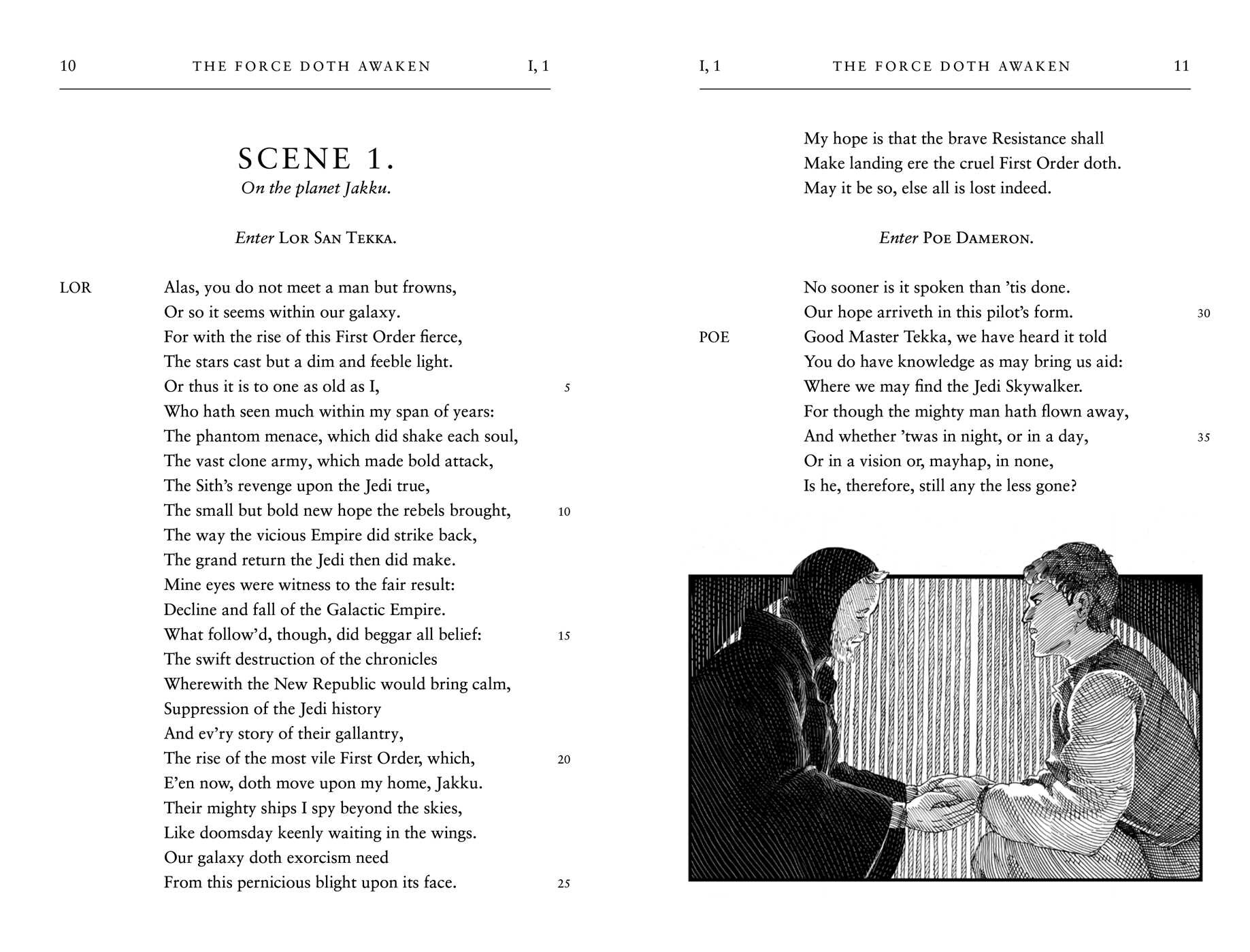 William Shakespeare's The Force Doth Awaken: Star Wars Part the Seventh