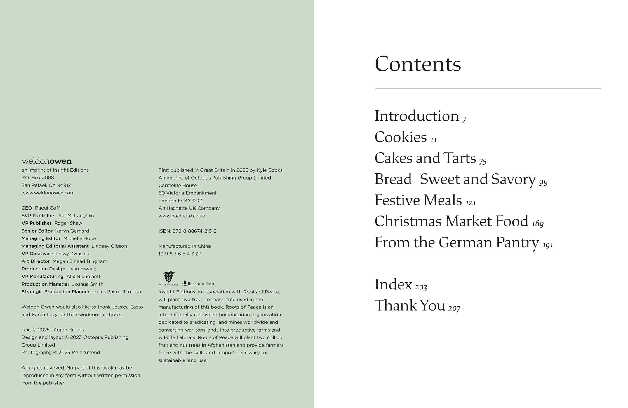 The German Christmas Cookbook