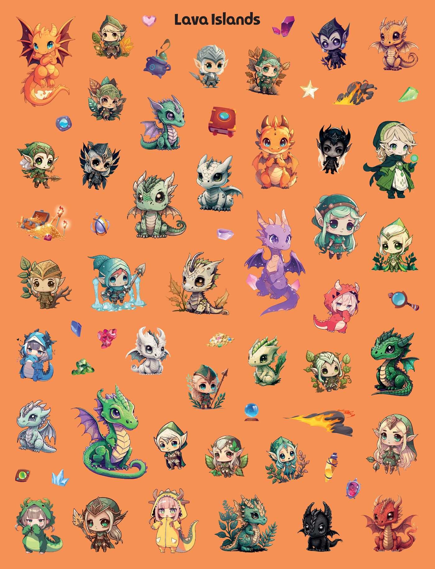 Chibi Sticker Party