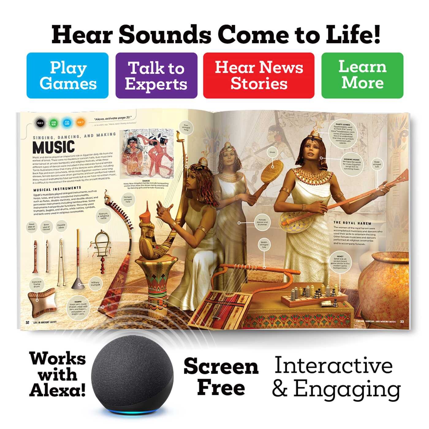 Discover: Ancient Egypt (Ready Activated: A Readyland Alexa Interactive Book)
