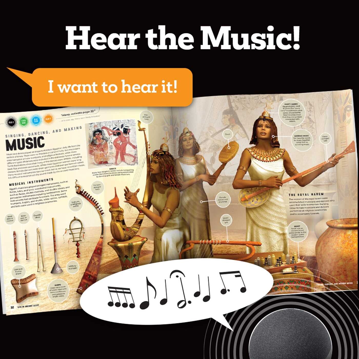 Discover: Ancient Egypt (Ready Activated: A Readyland Alexa Interactive Book)