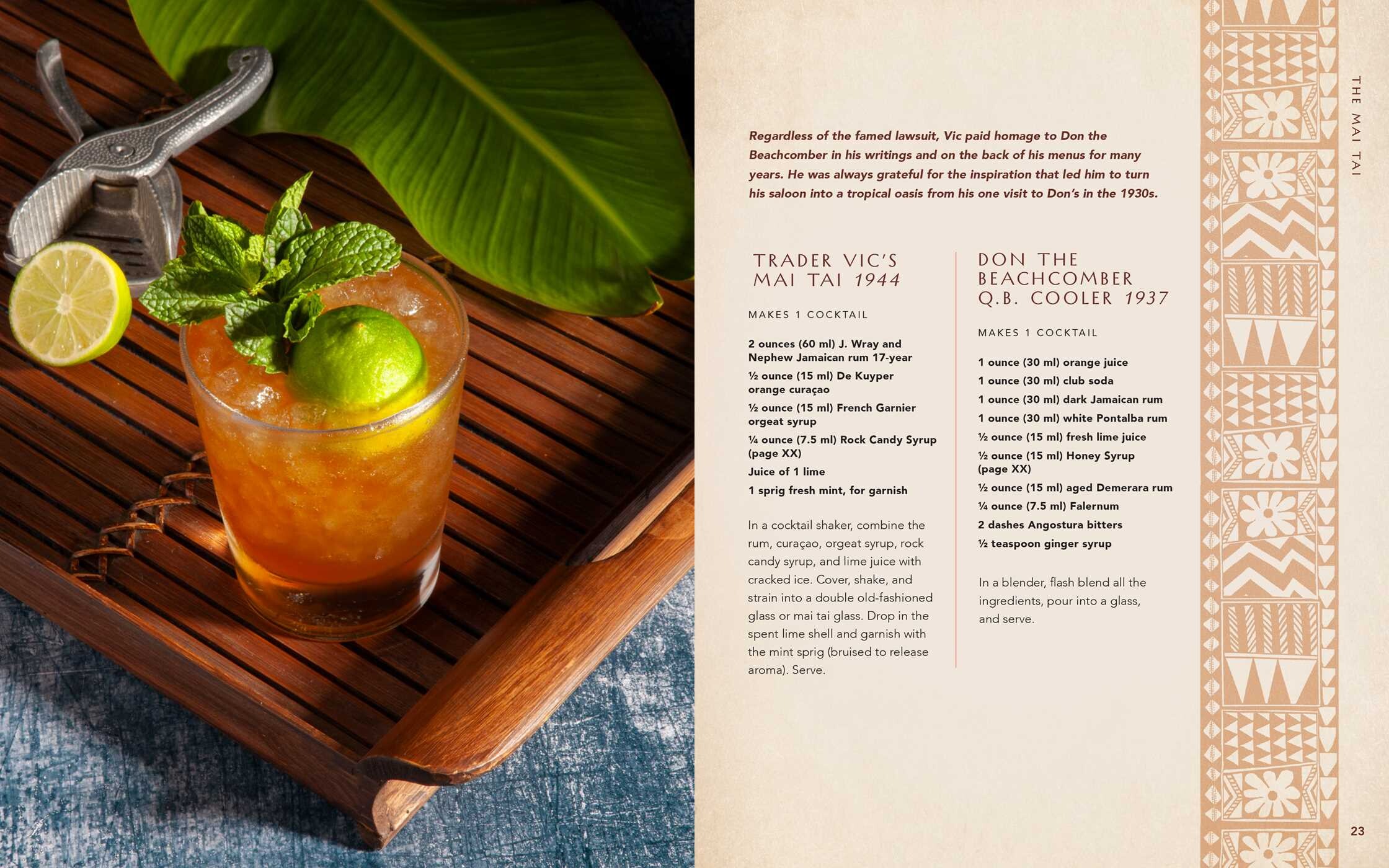 Trader Vic's Tropical Cocktails