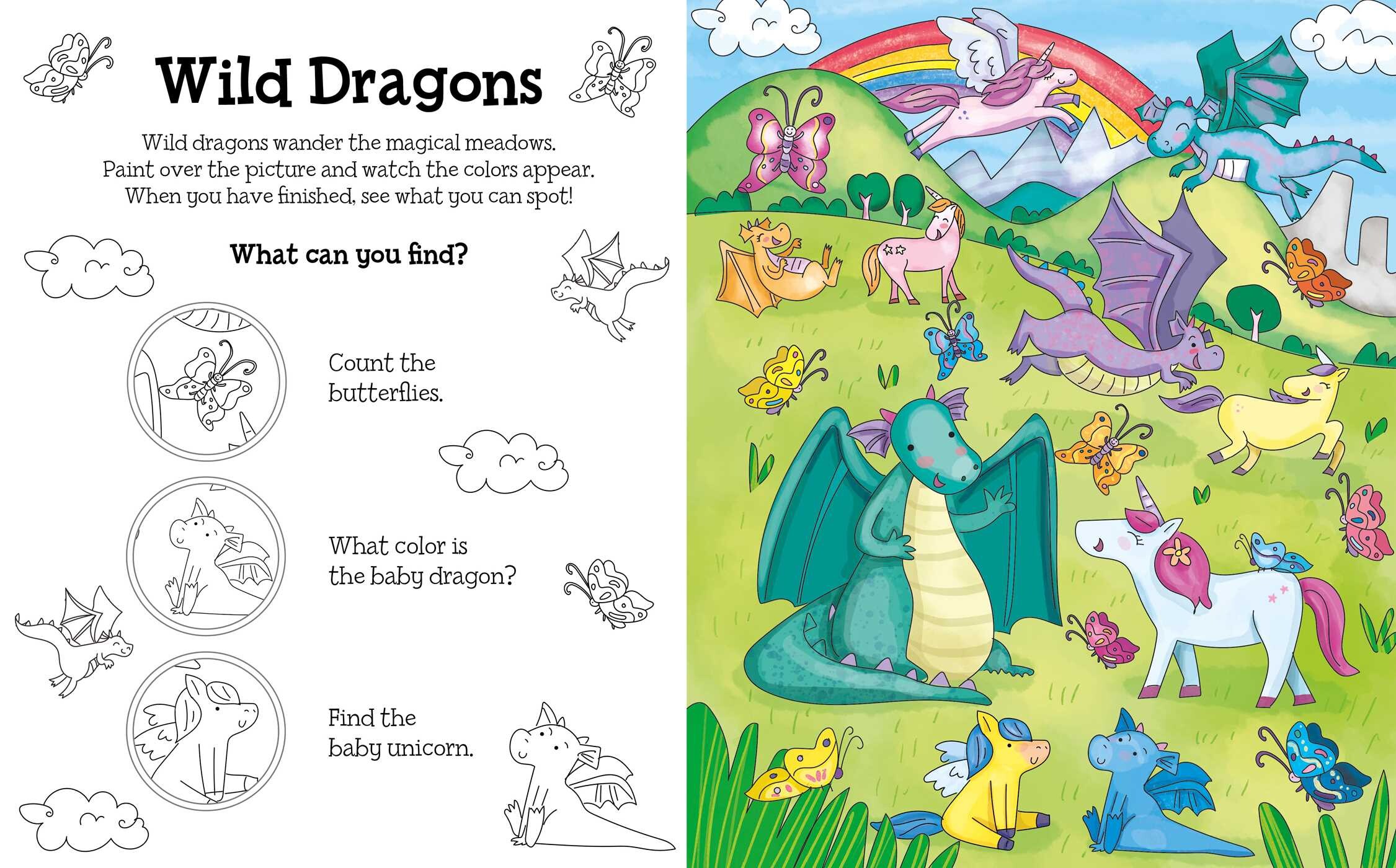 Magical Water Painting: Unicorns
