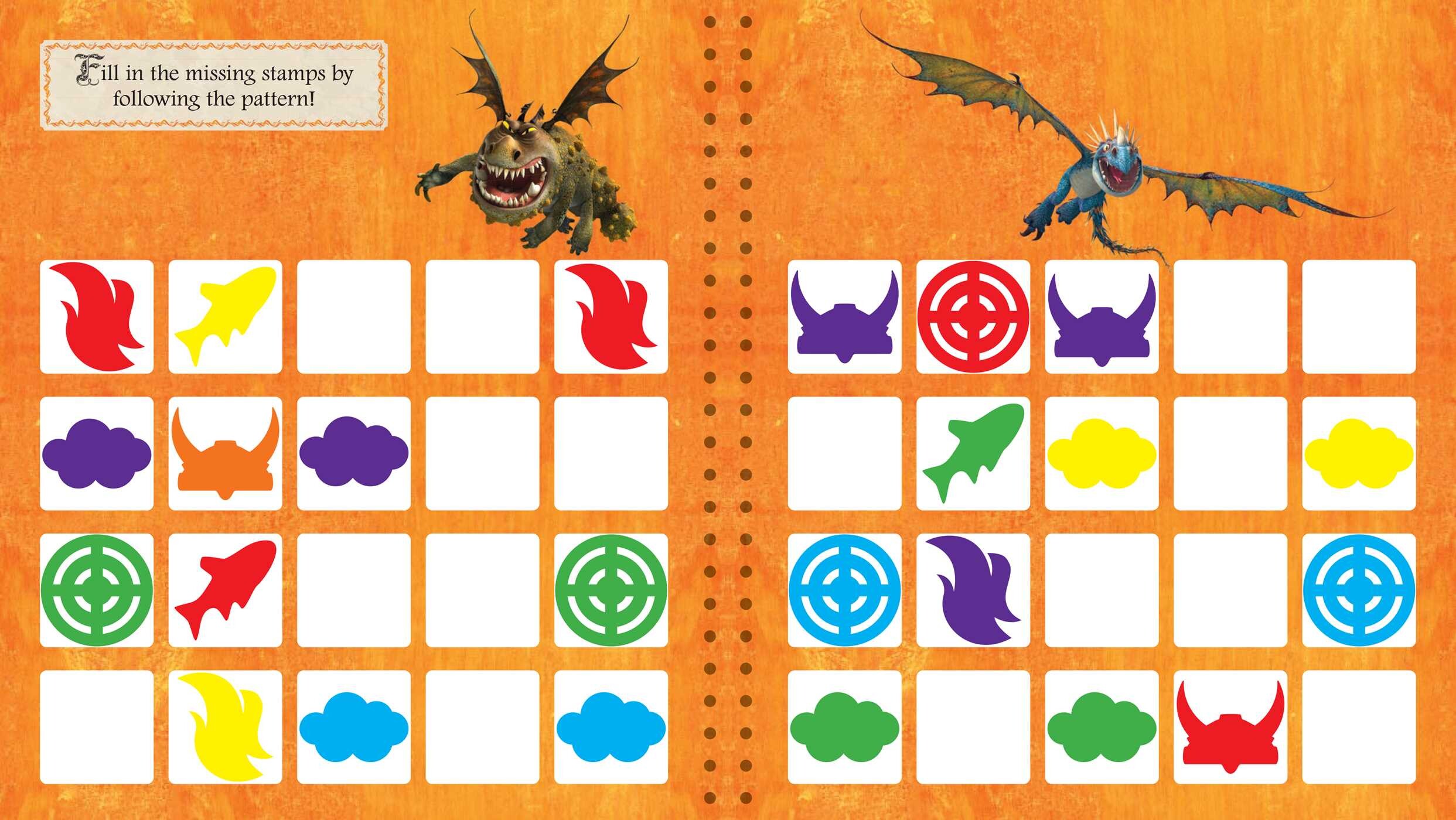 How to Train Your Dragon Sponge Printing Kit