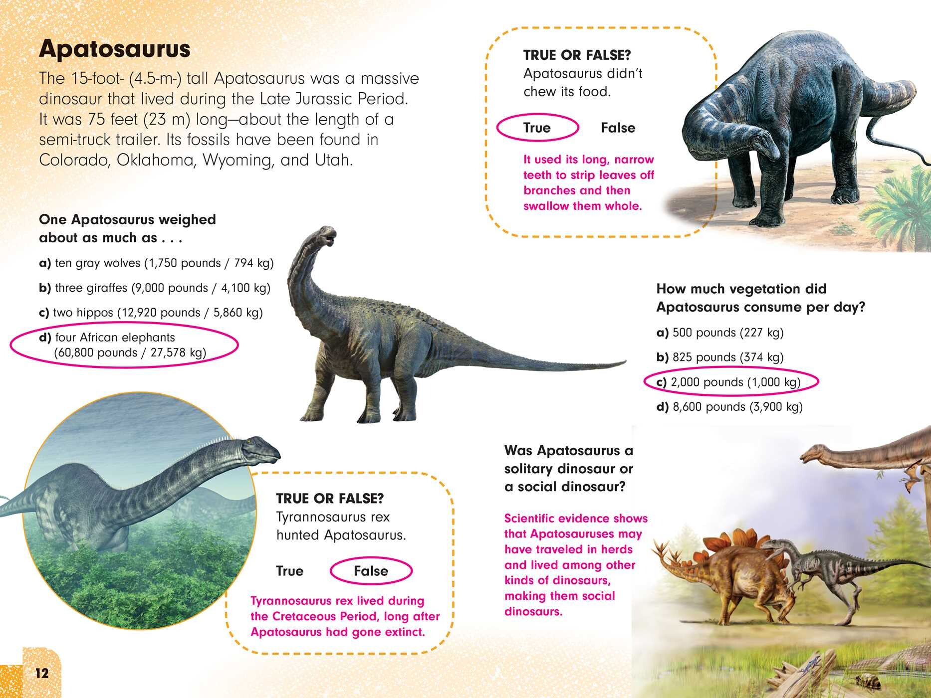 Sneaky Facts: Dinosaurs