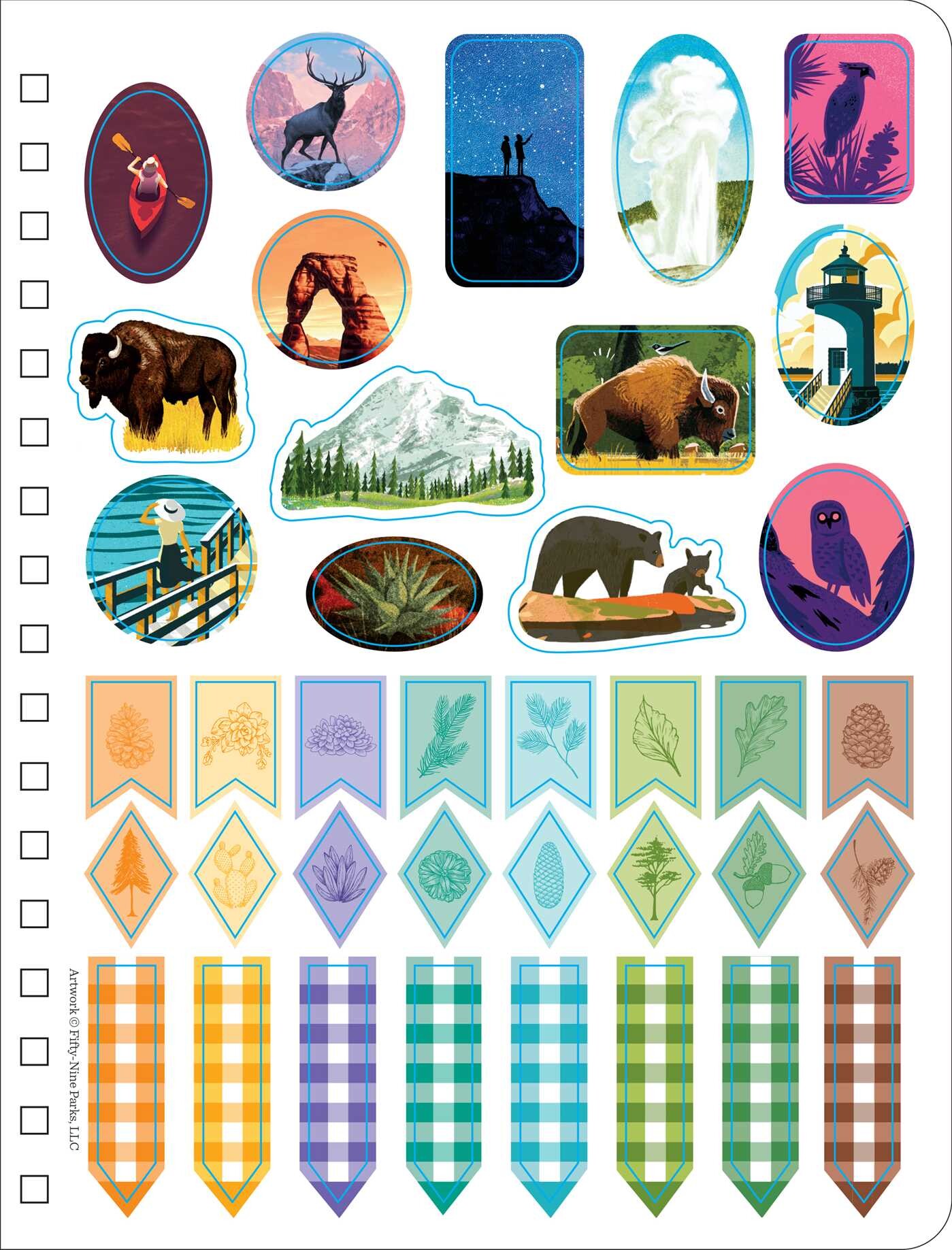 Art of the National Parks Undated Planner