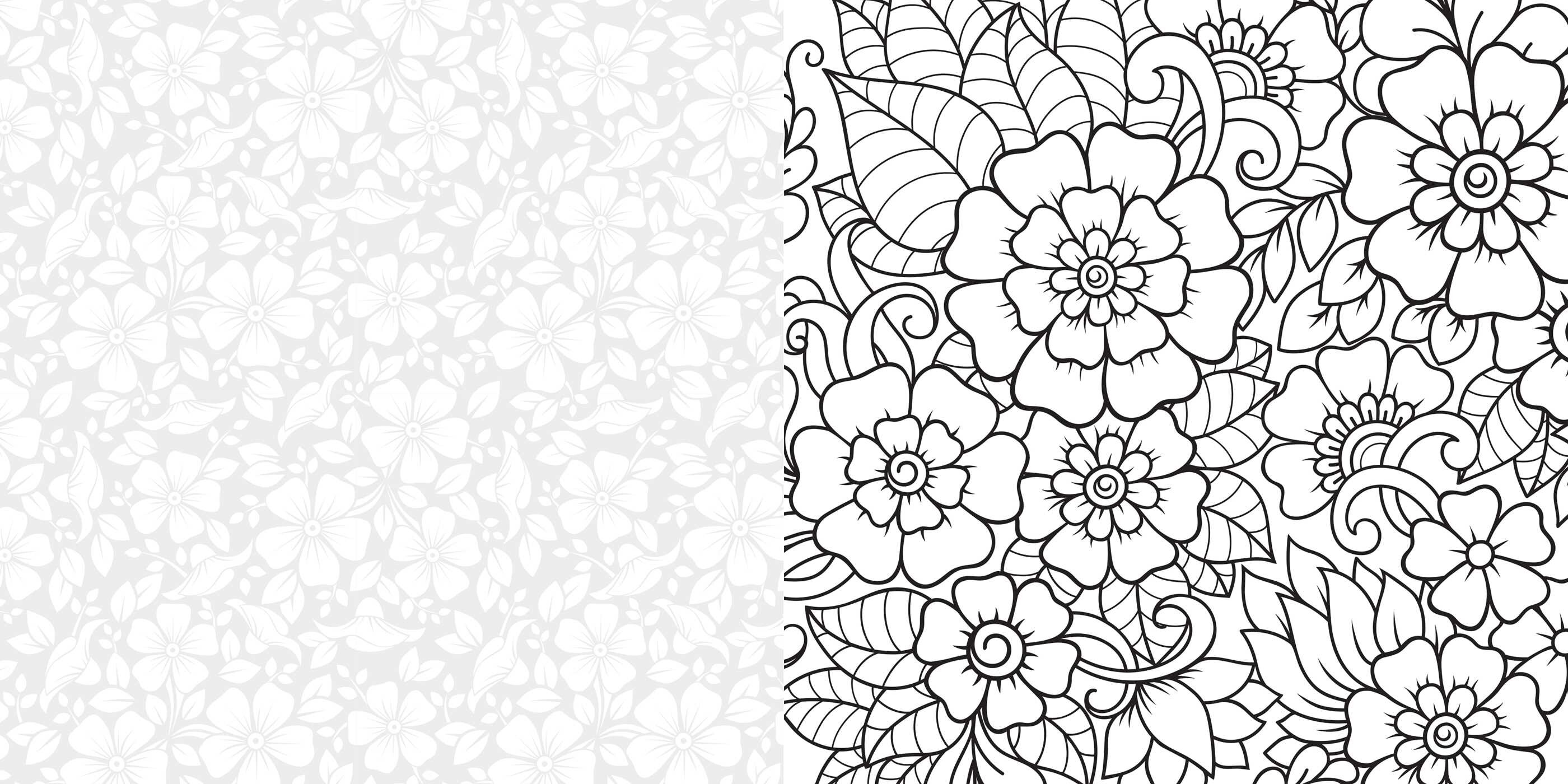 100 Blooming Designs: Flowers