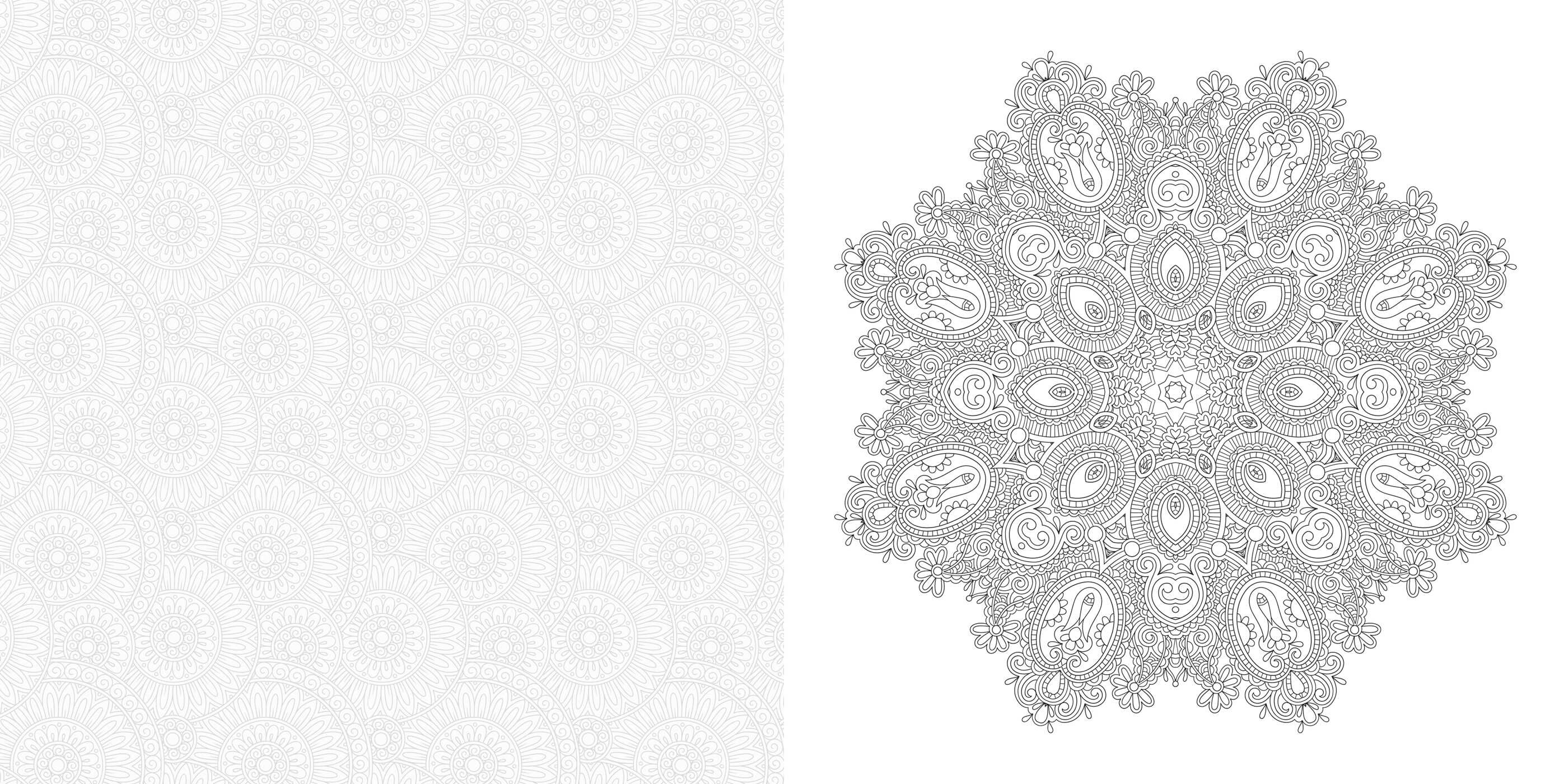 100 Meditative Designs: Mandalas