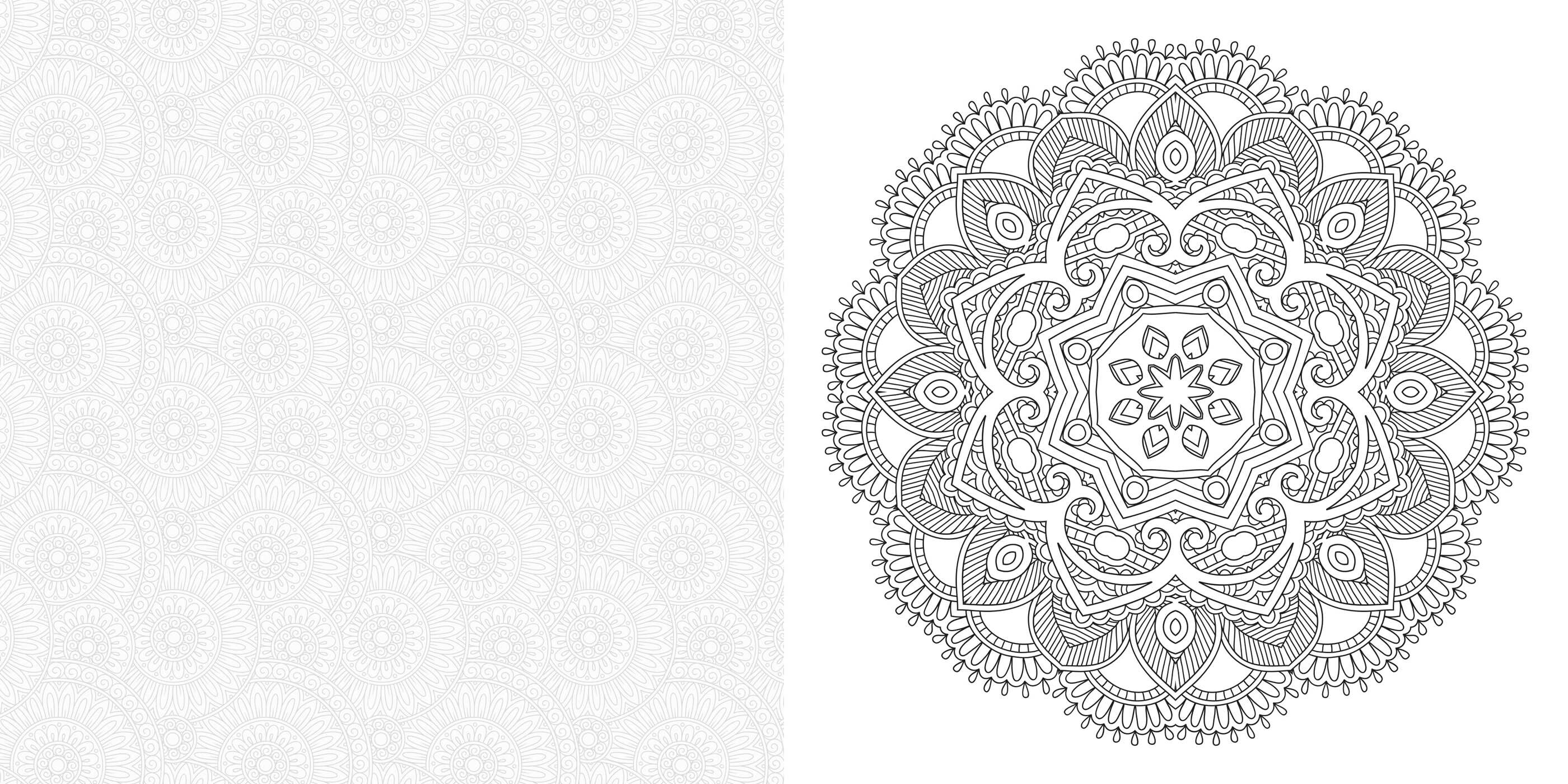 100 Meditative Designs: Mandalas