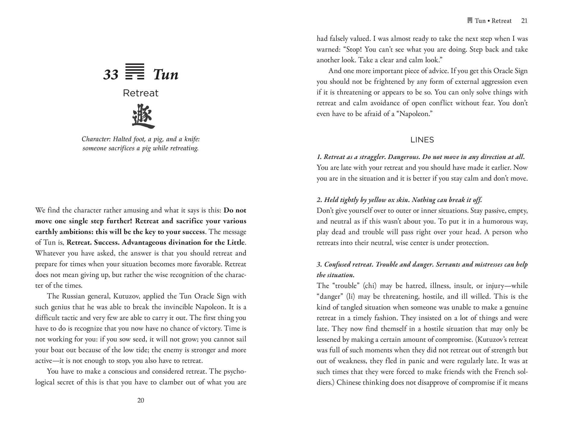 Book of Changes, Troubles, Problems, Lightness, and Calm