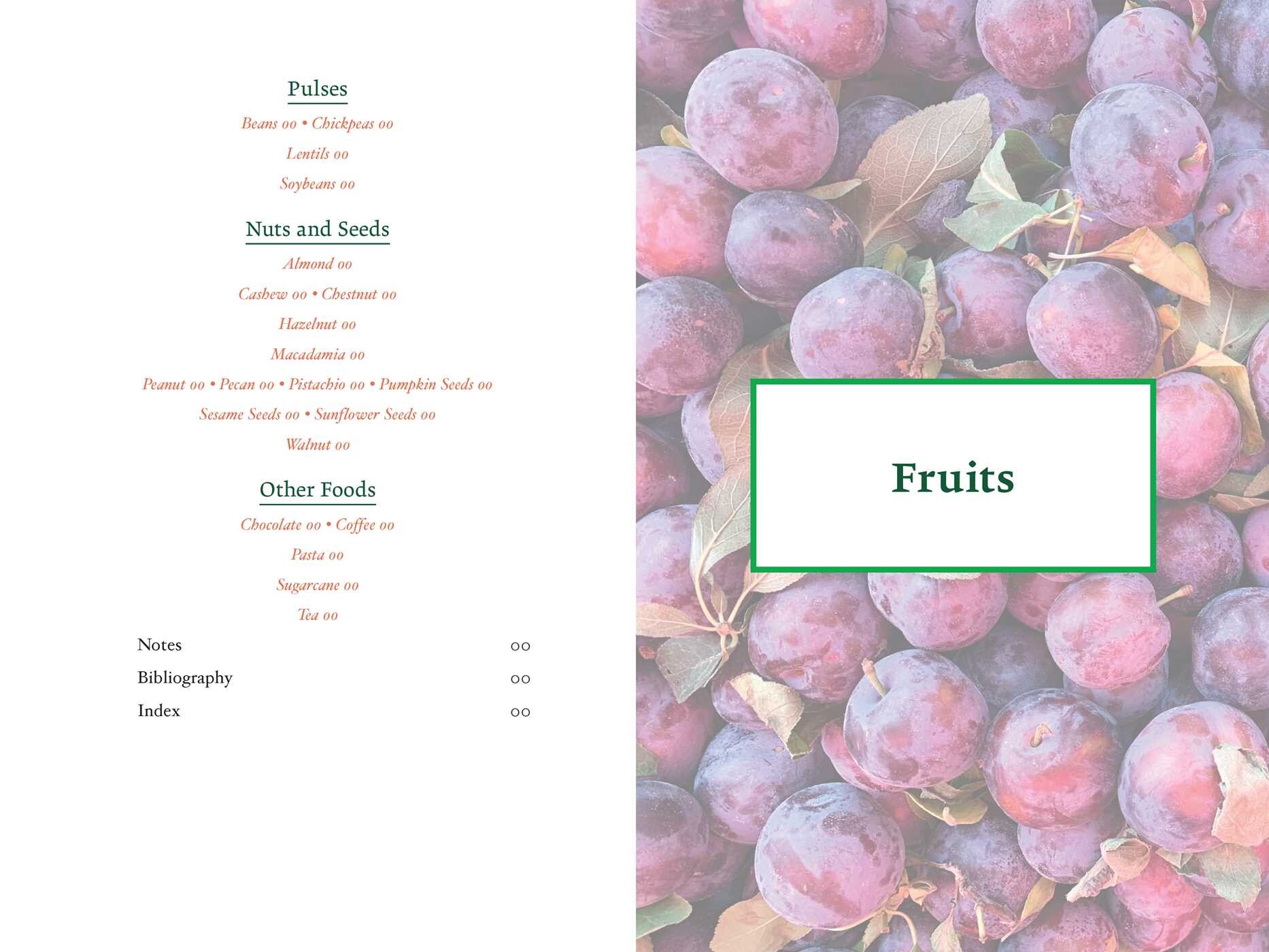 Genealogy of Plant Foods