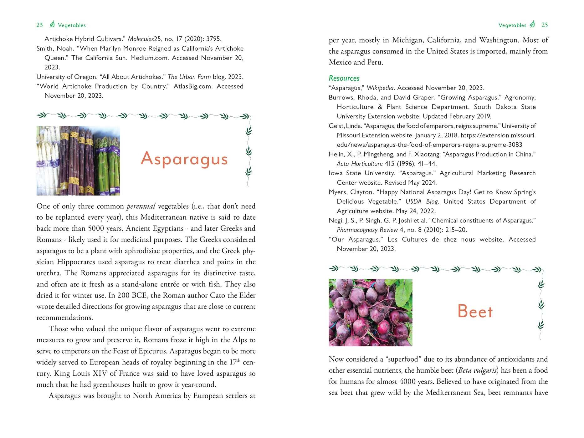 Genealogy of Plant Foods