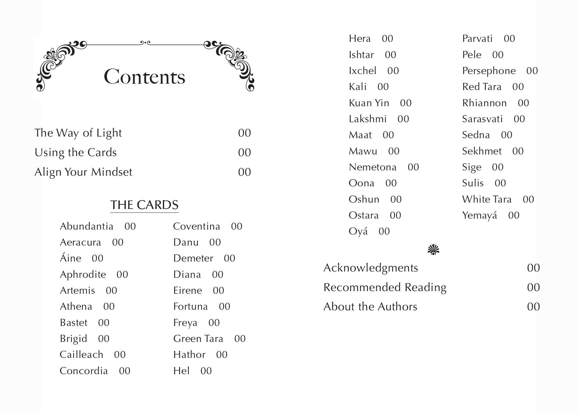 Goddesses of Light Oracle