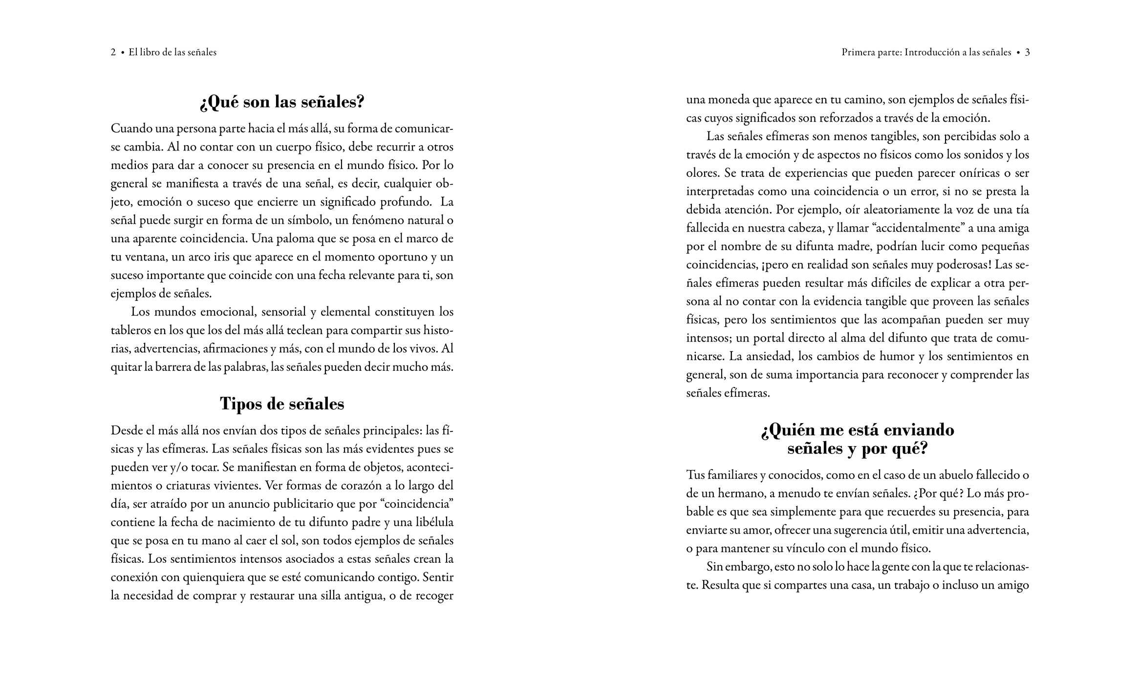 libro de las señales