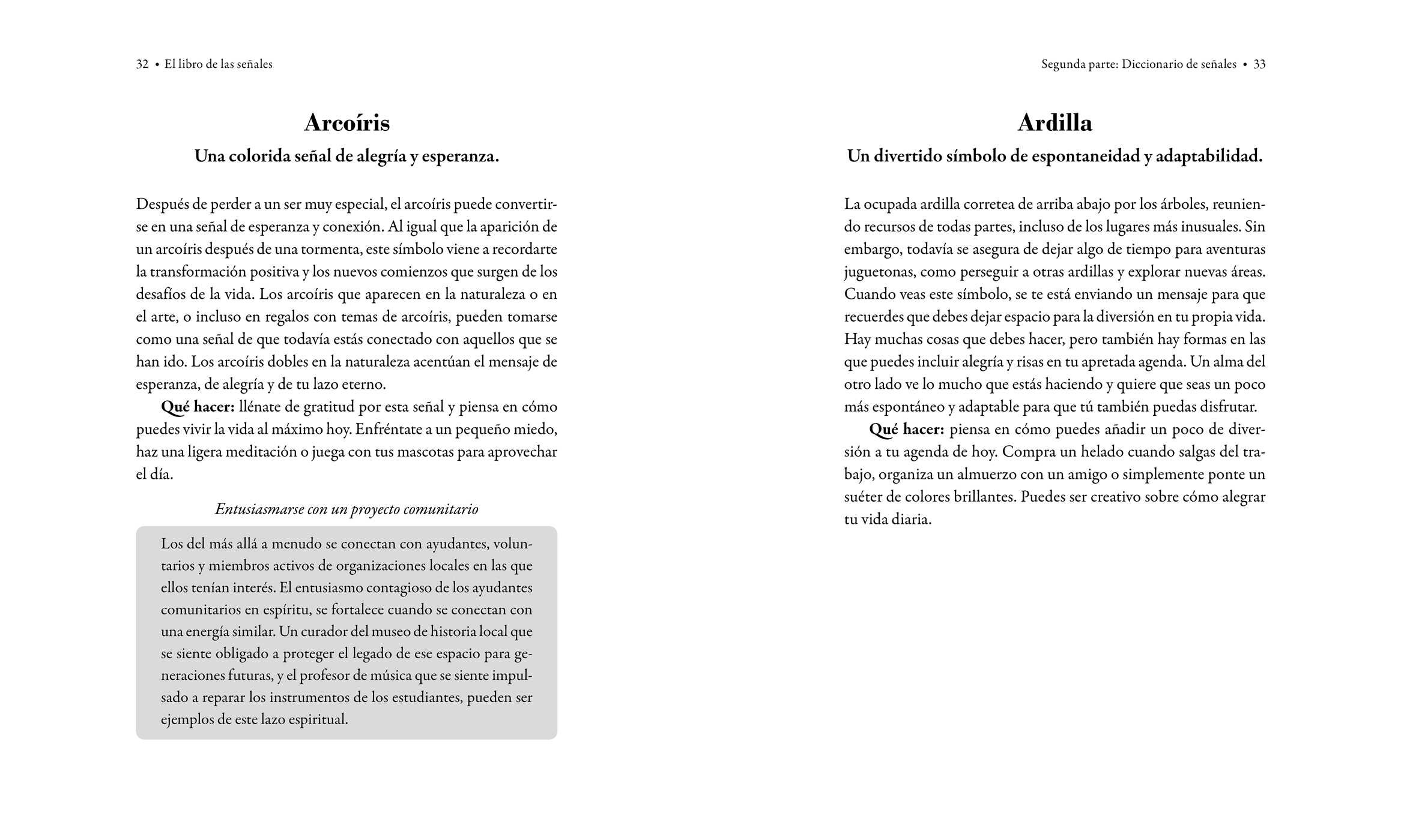 libro de las señales