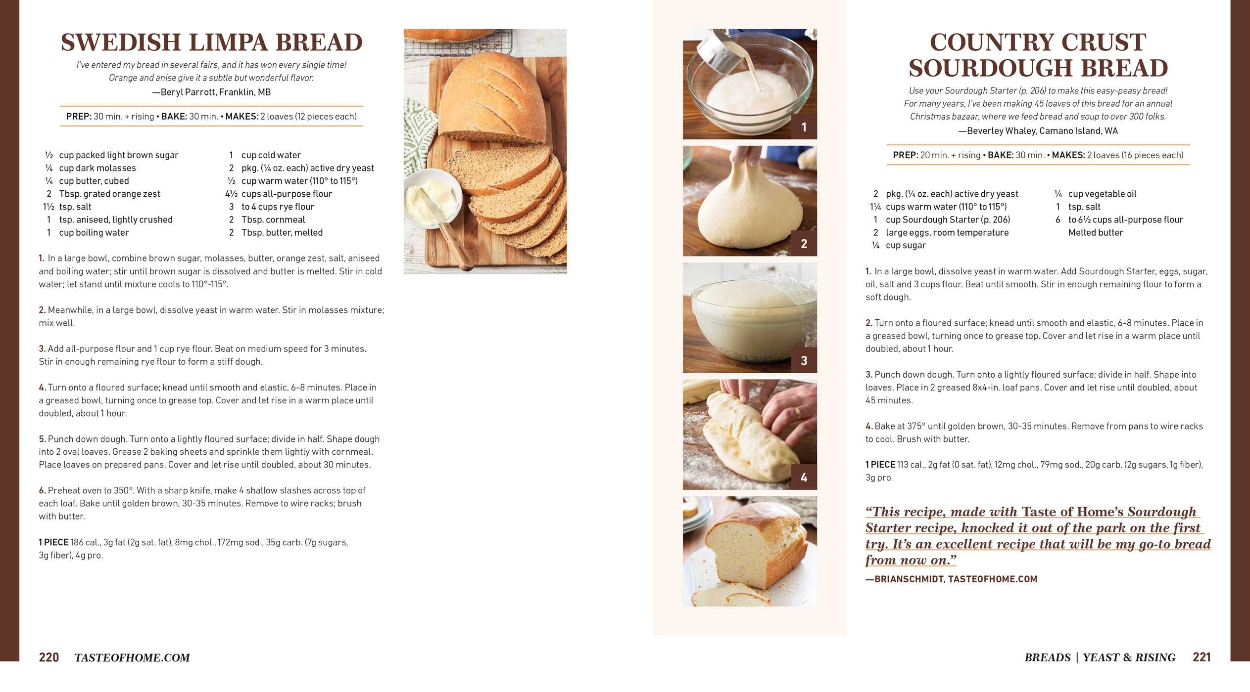 Taste of Home Soups & Breads