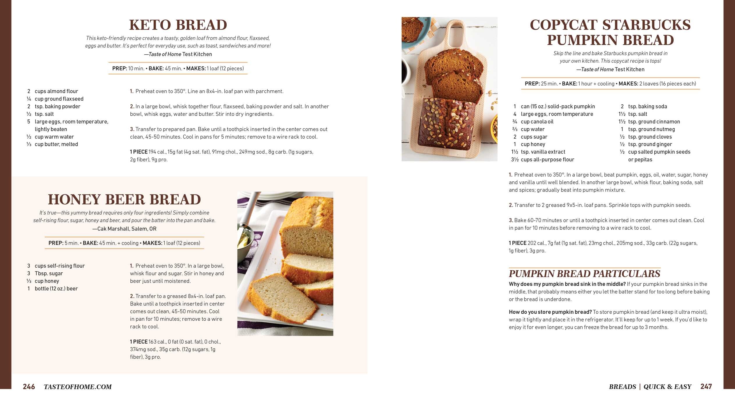 Taste of Home Soups & Breads