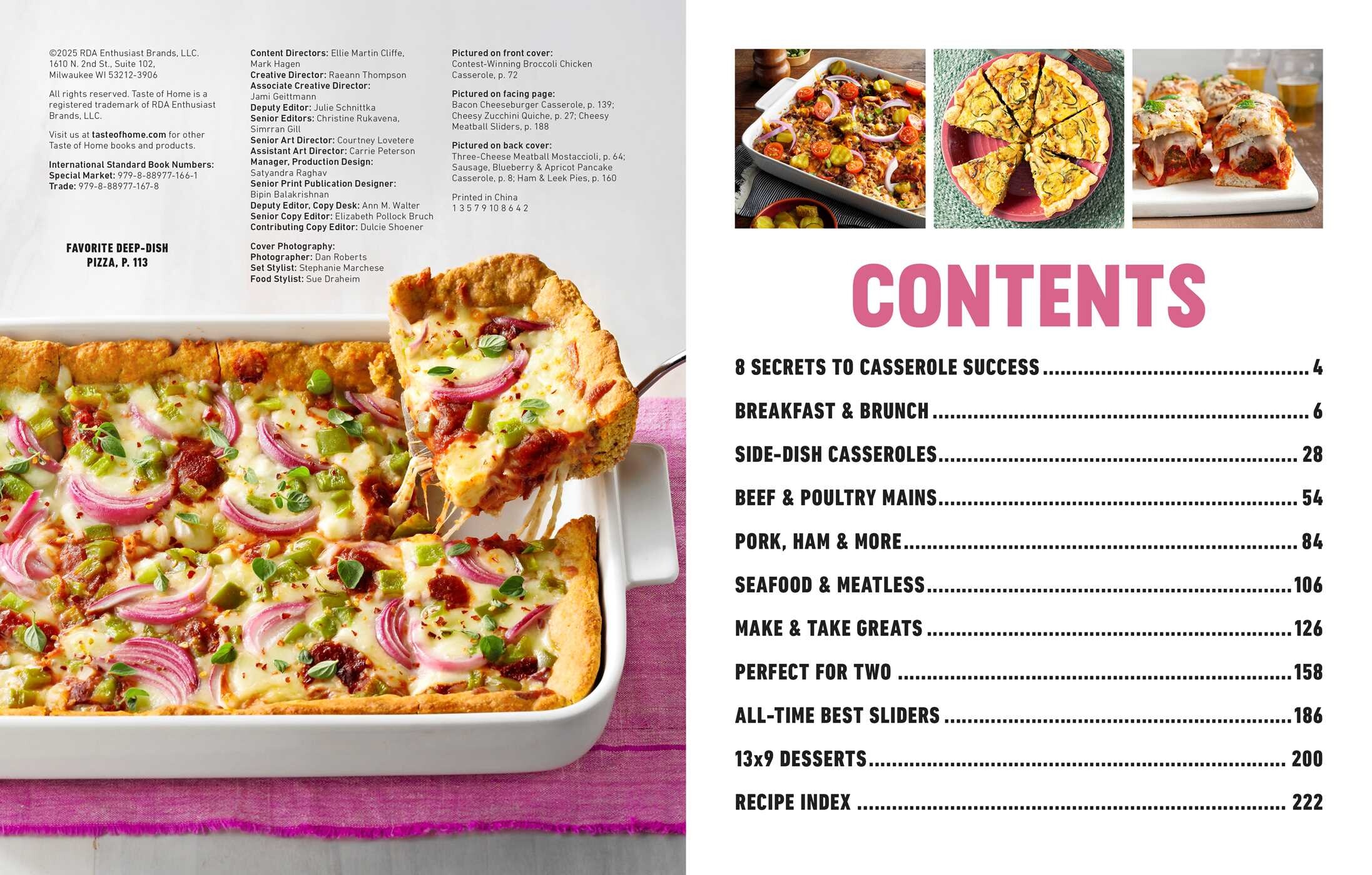 Taste of Home Casseroles