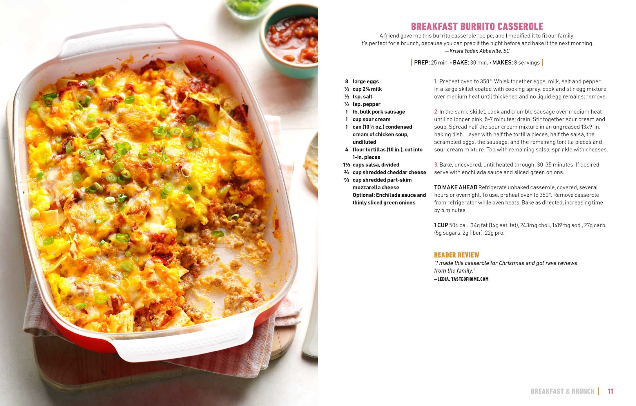 Taste of Home Casseroles
