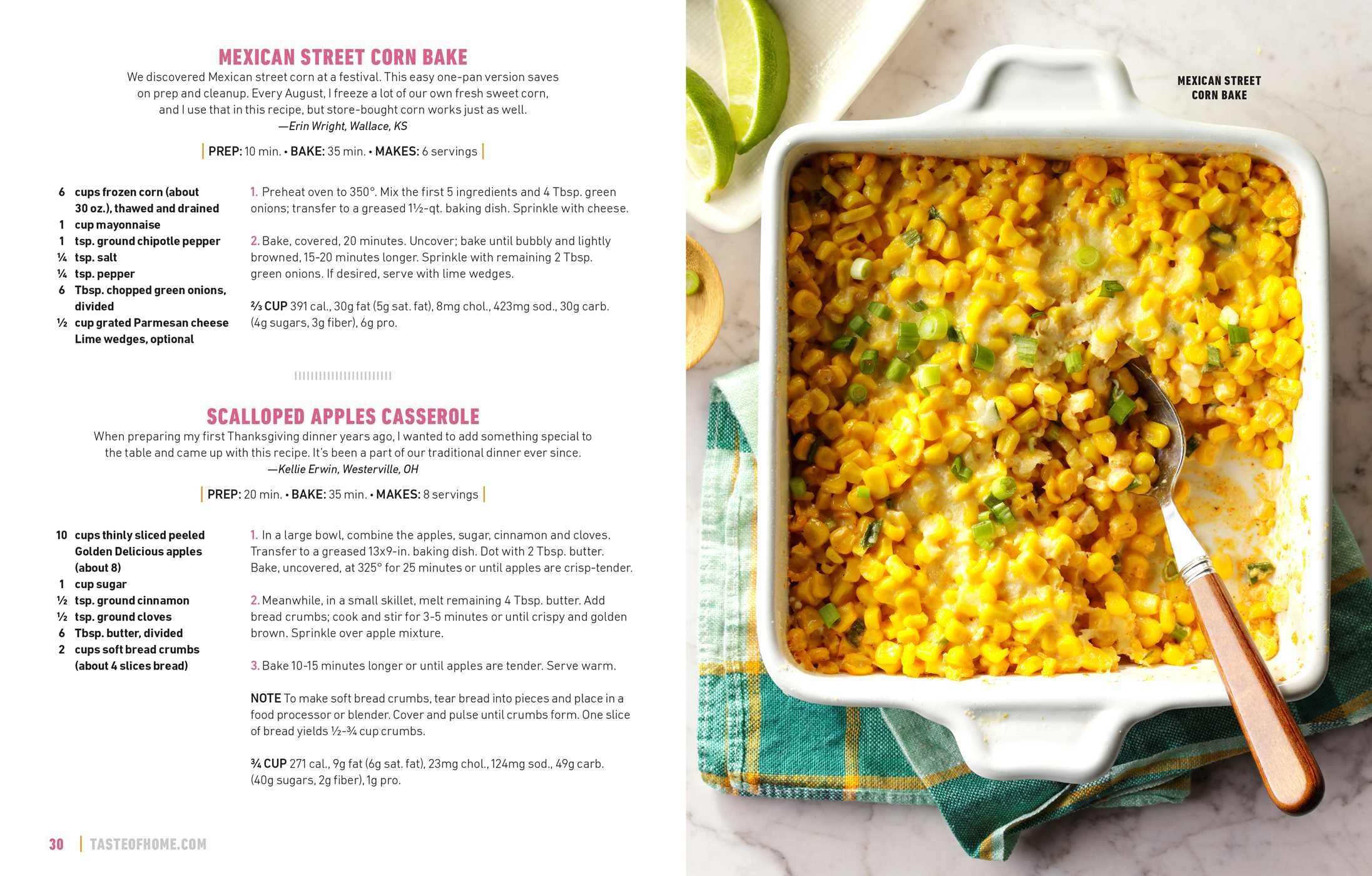 Taste of Home Casseroles