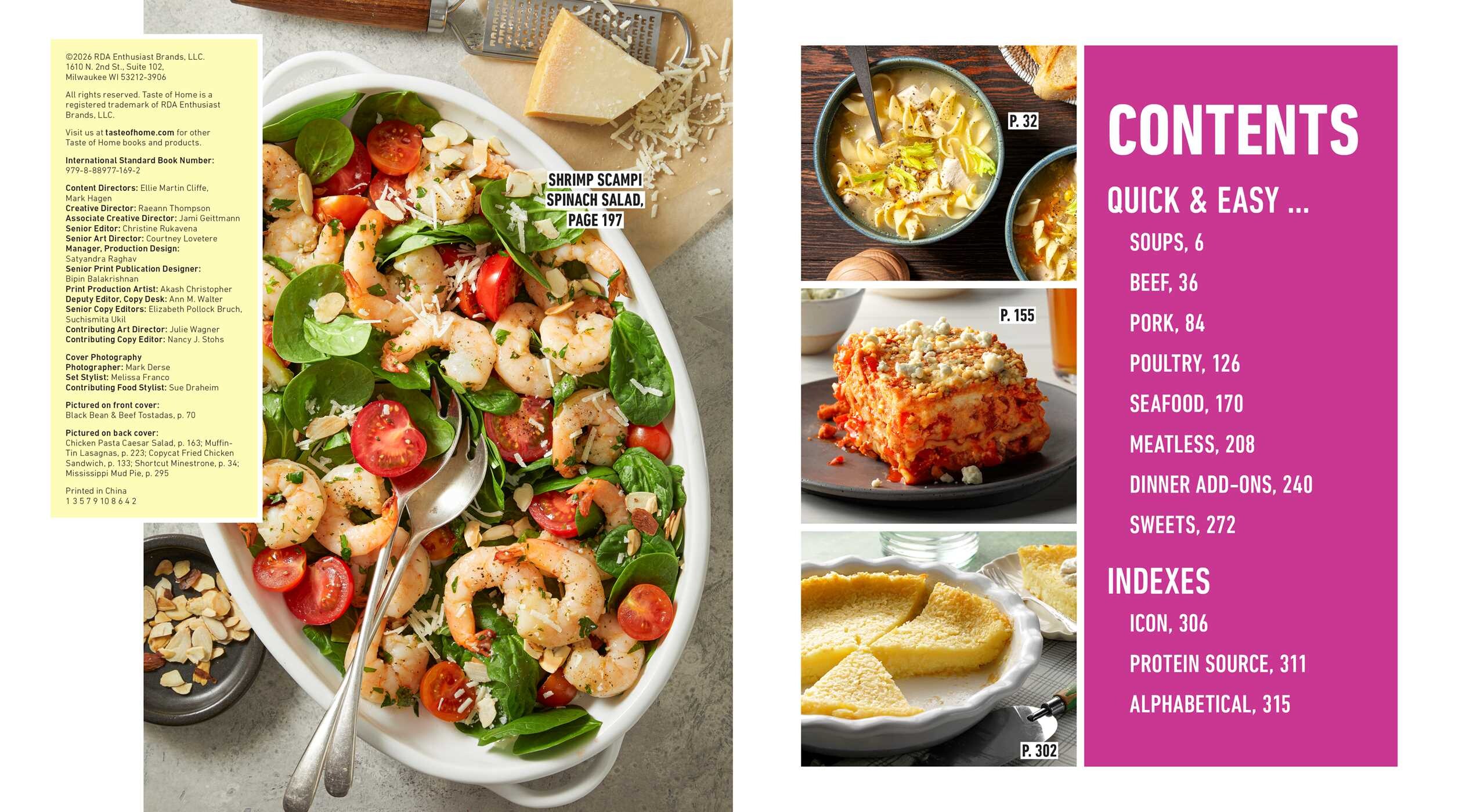 Taste of Home Quick & Easy Weeknight Dinners