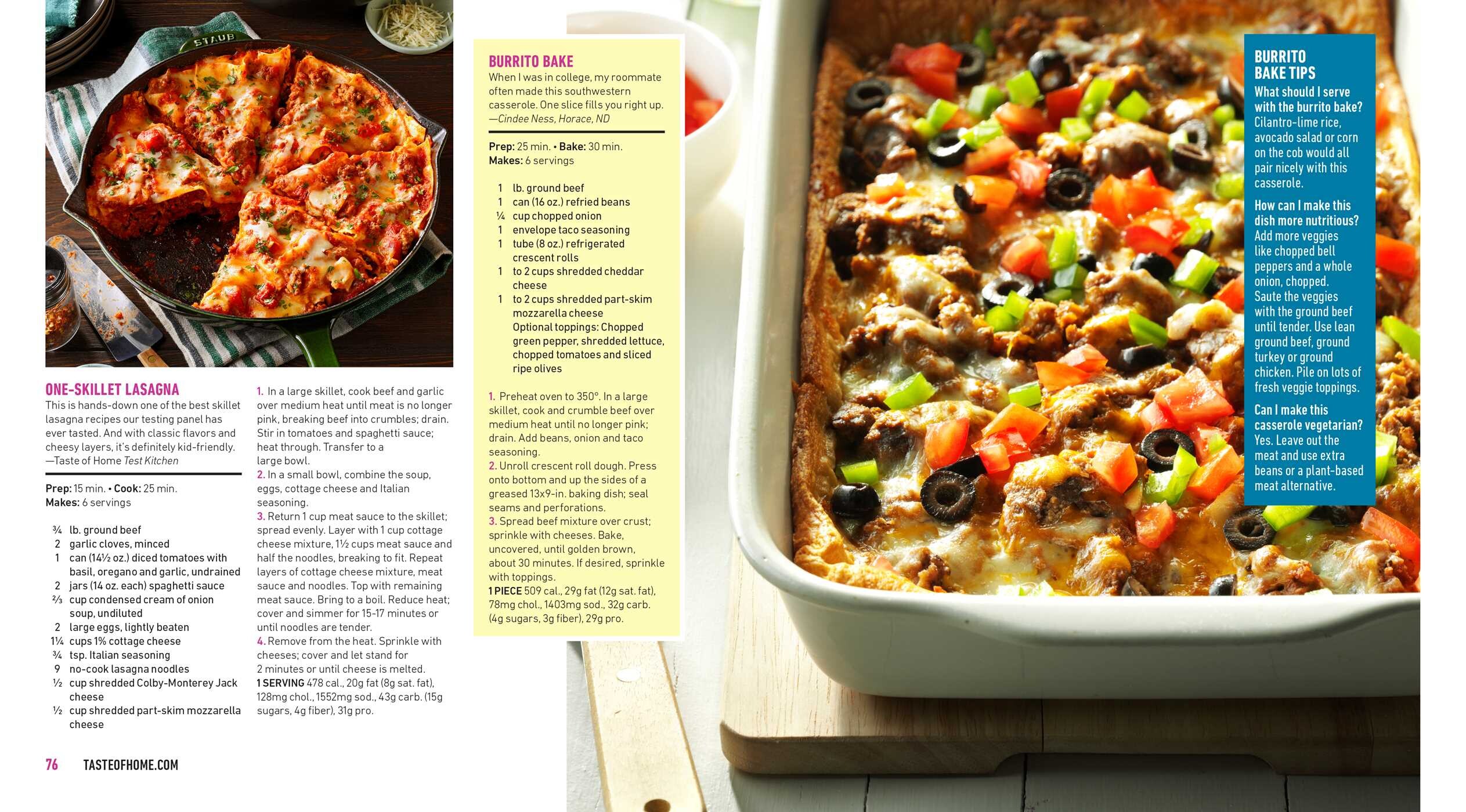 Taste of Home Quick & Easy Weeknight Dinners