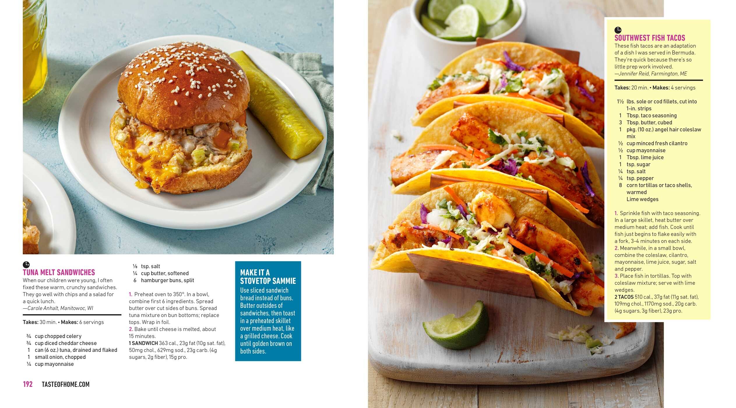 Taste of Home Quick & Easy Weeknight Dinners