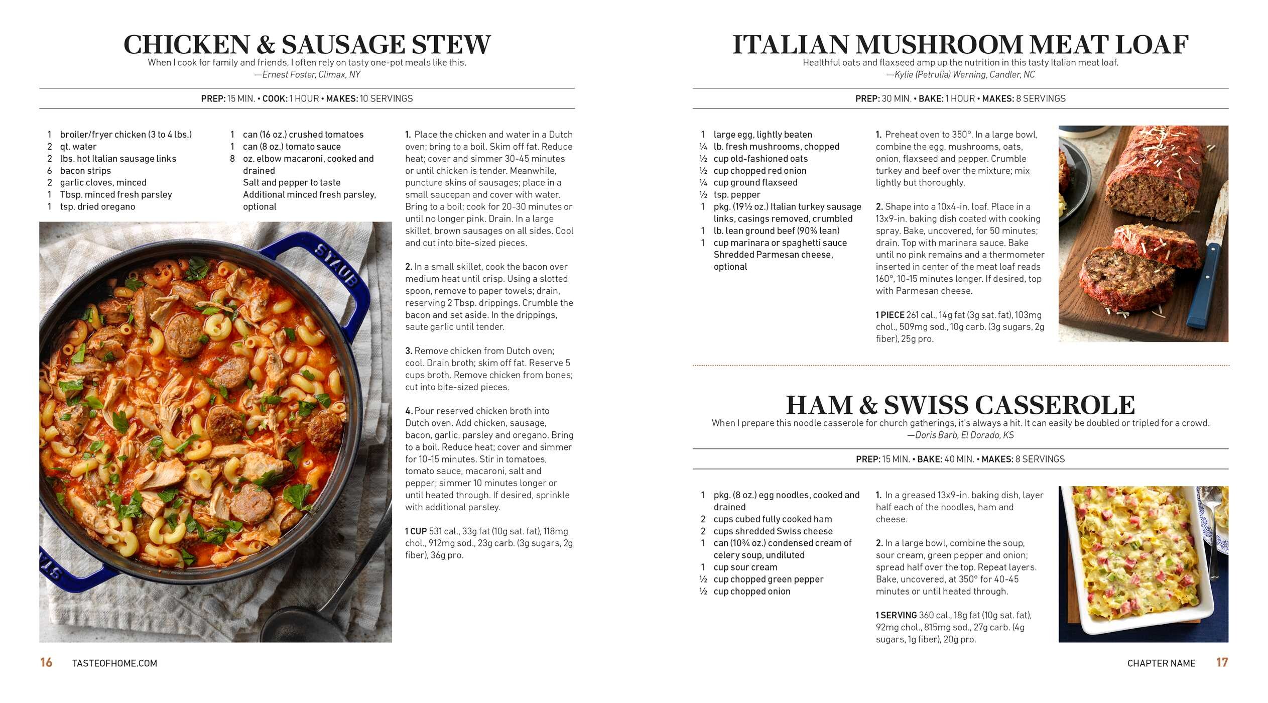 Taste of Home Cozy Comfort Recipes