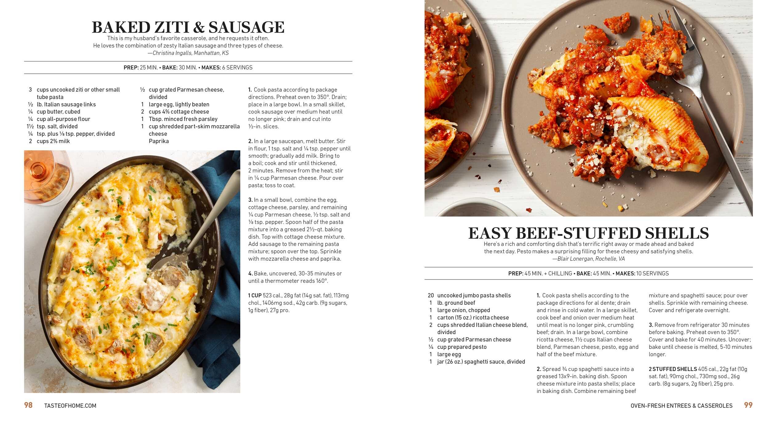 Taste of Home Cozy Comfort Recipes