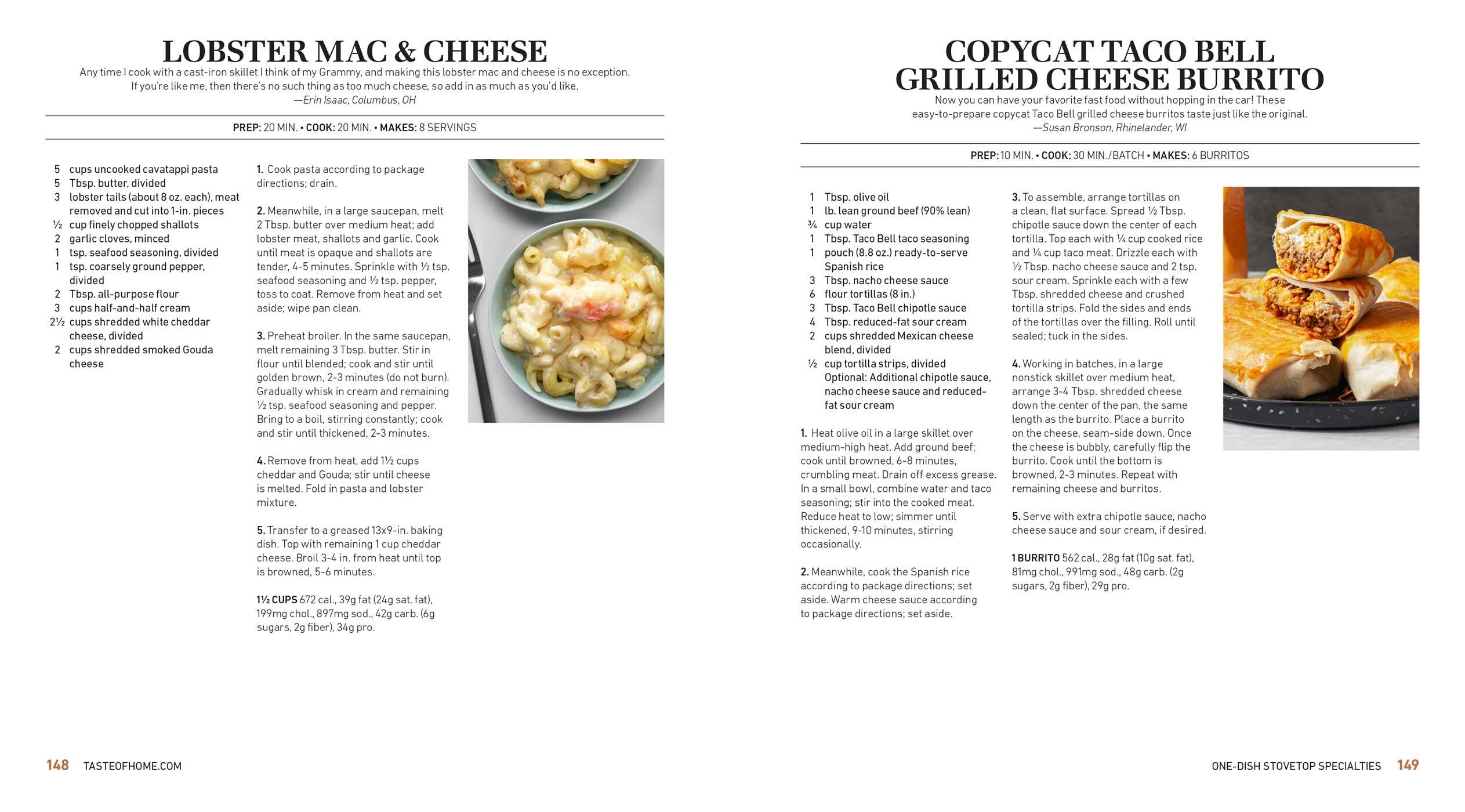 Taste of Home Cozy Comfort Recipes