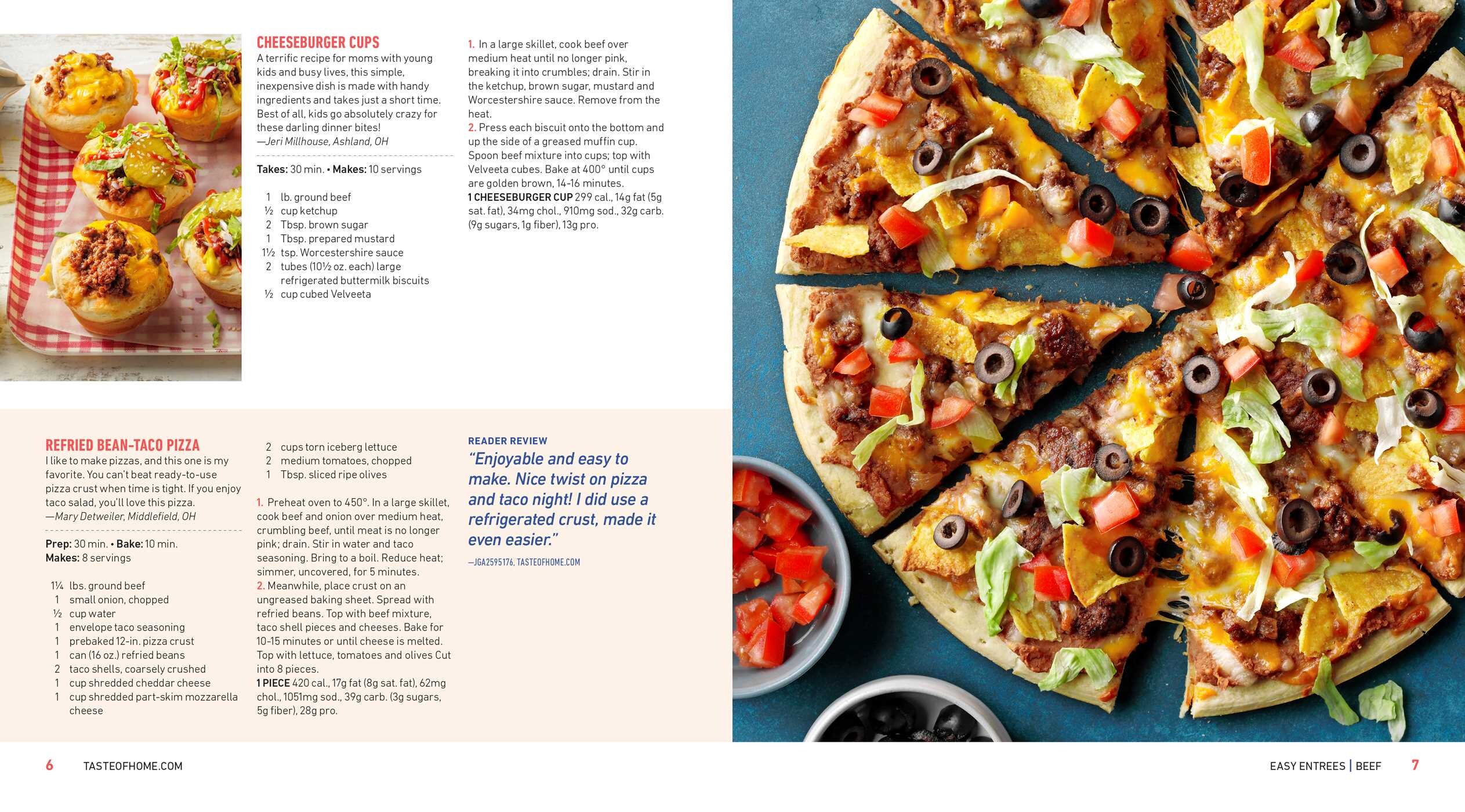 Taste of Home Too Busy to Cook Cookbook