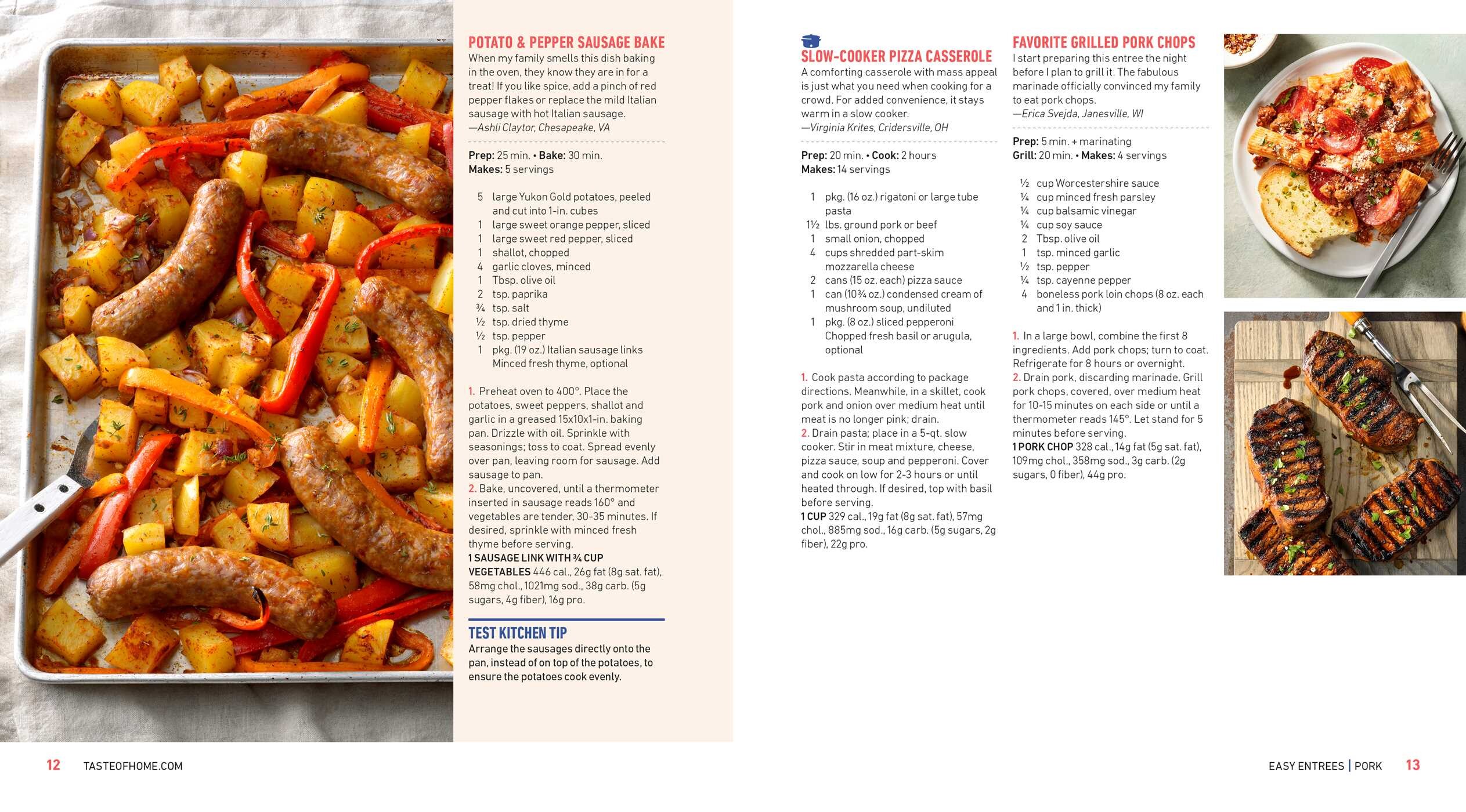 Taste of Home Too Busy to Cook Cookbook