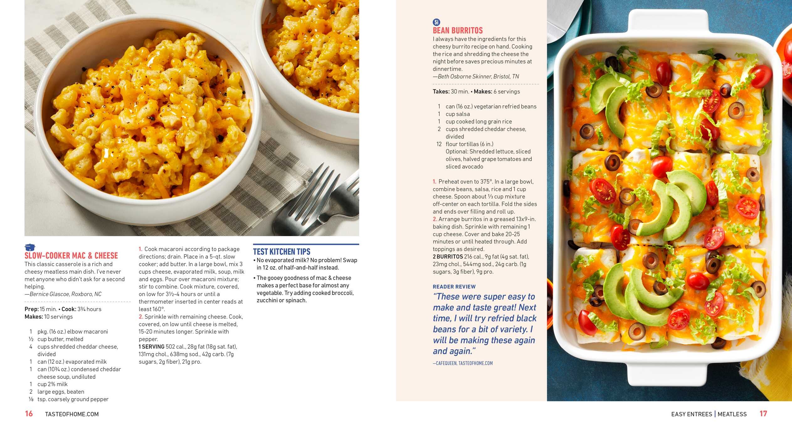 Taste of Home Too Busy to Cook Cookbook