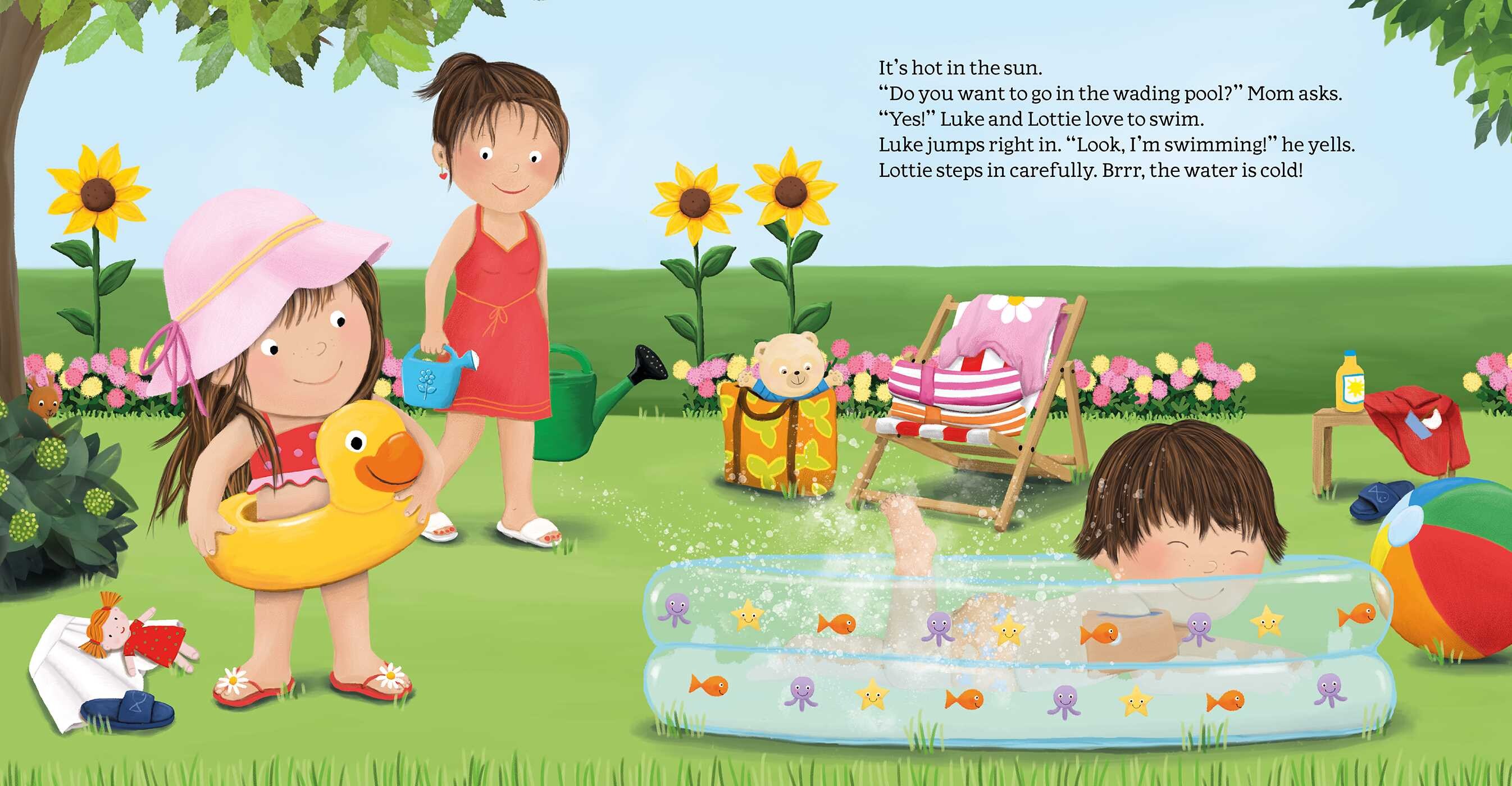 Luke and Lottie. Summer Is Here!