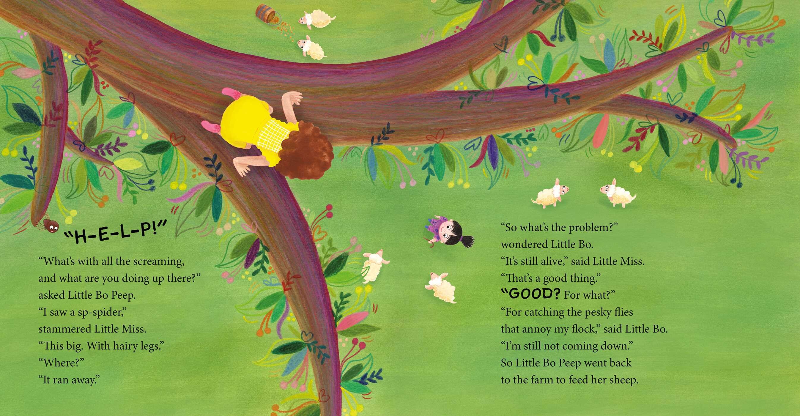 Little Miss Muffet Meets the Itsy-Bitsy Spider