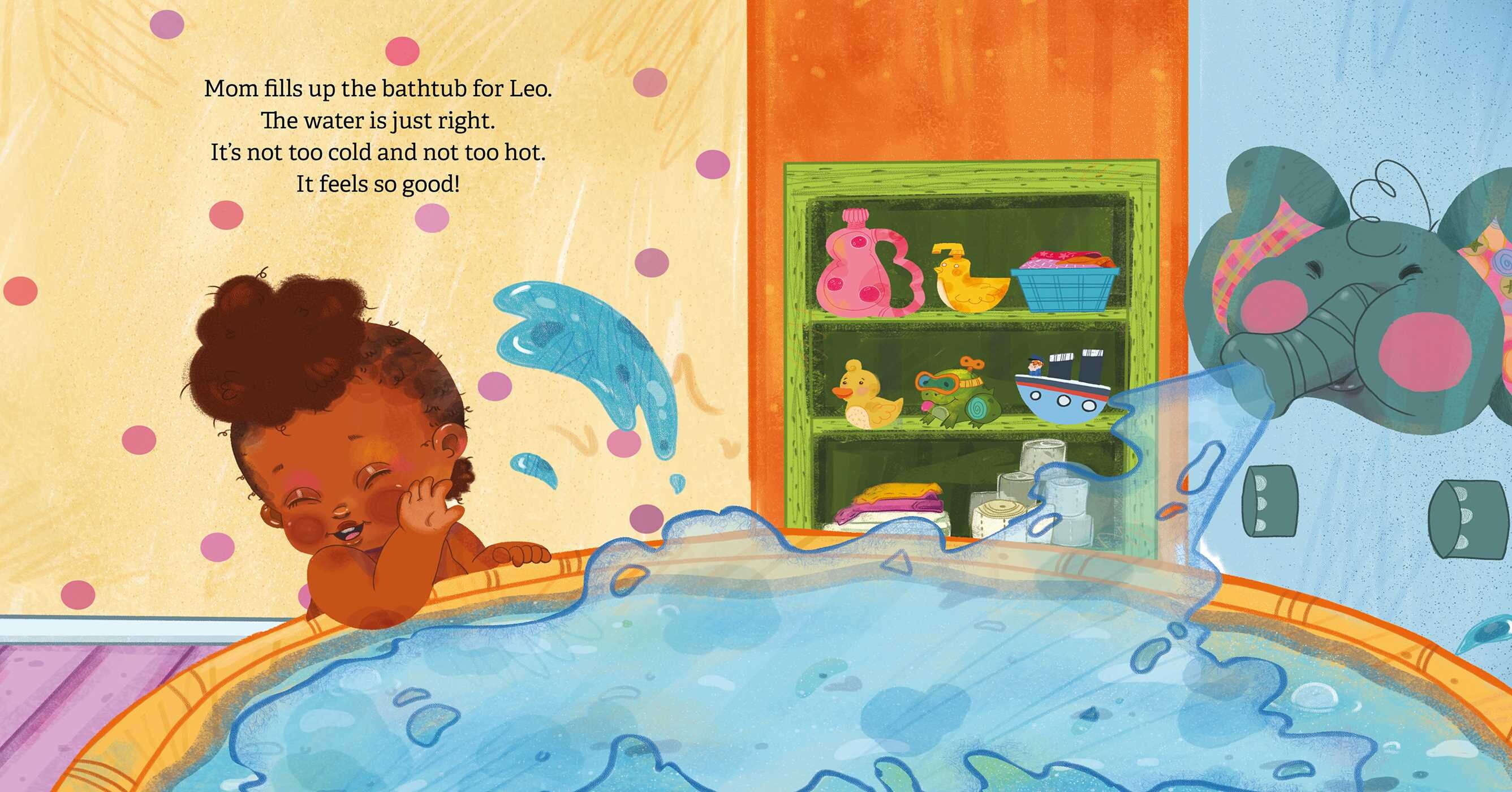Leo Takes a Bath