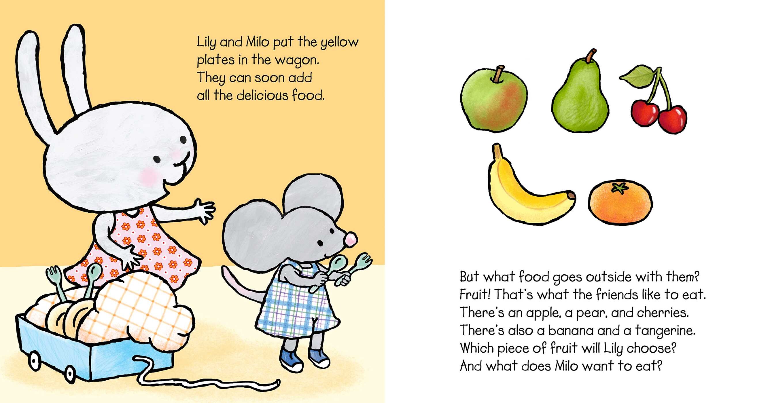 Eating with Lily and Milo