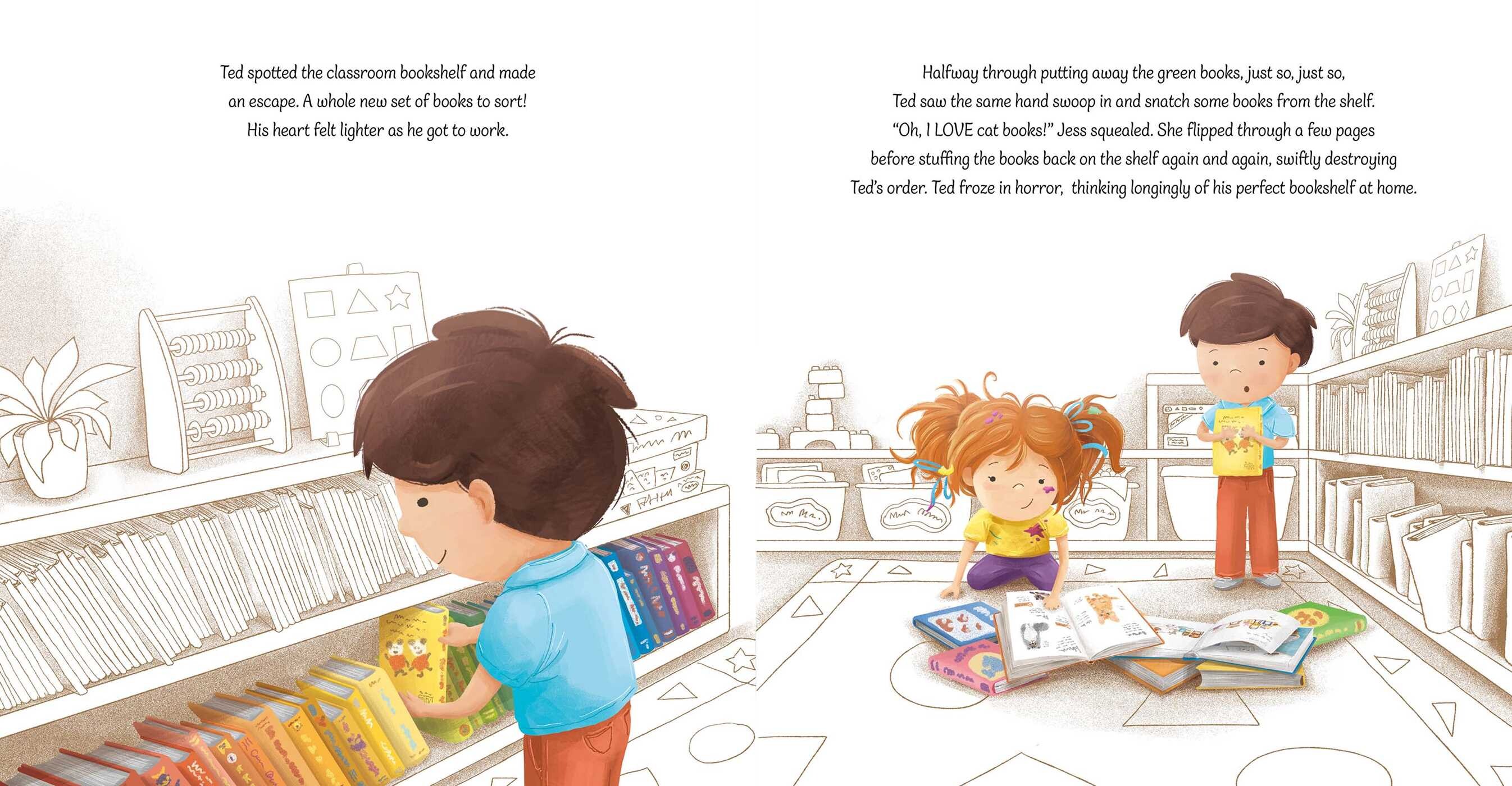 Tidy Ted Meets Jess the Mess