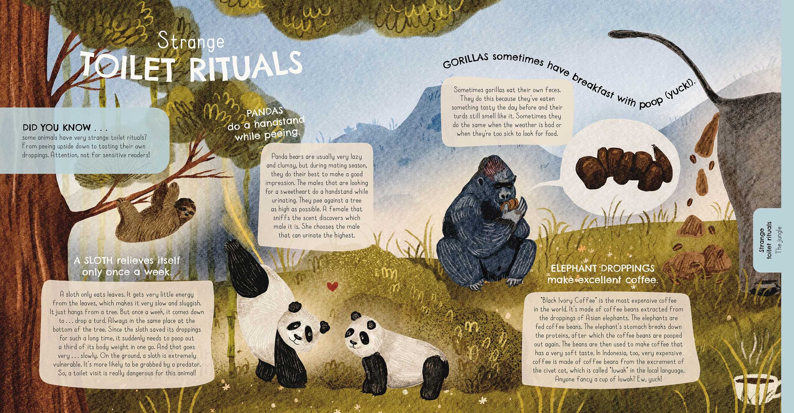 Animals and Their Toilet Rituals