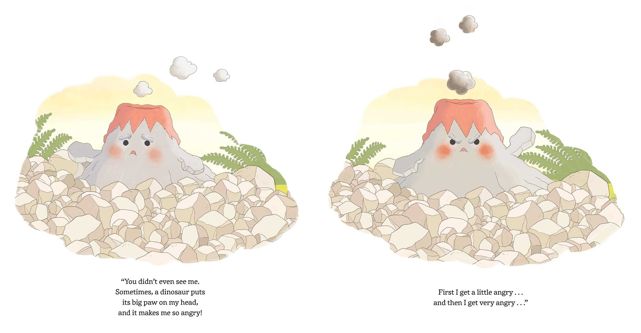 Little Dino and the Angry Volcano