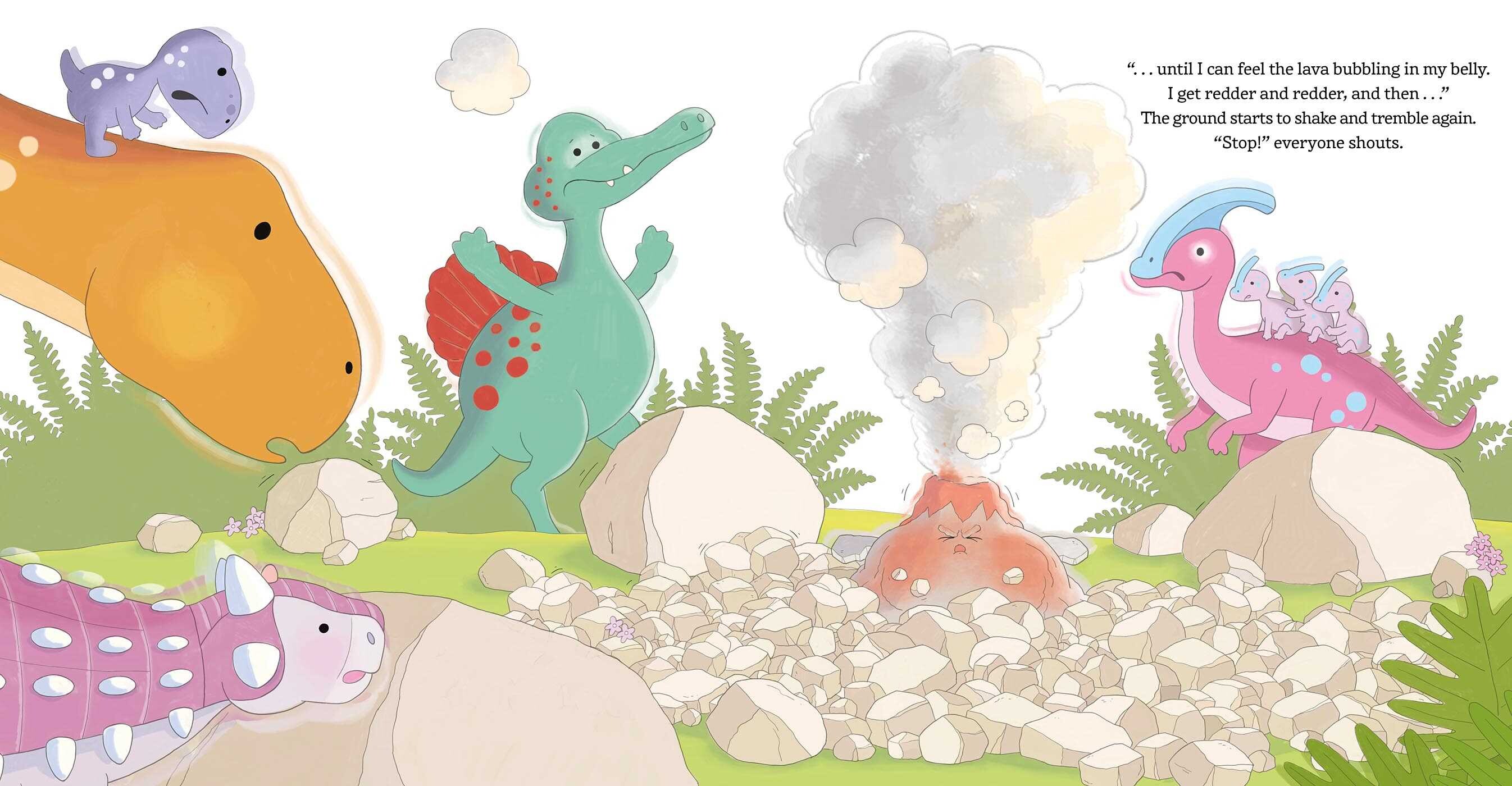Little Dino and the Angry Volcano