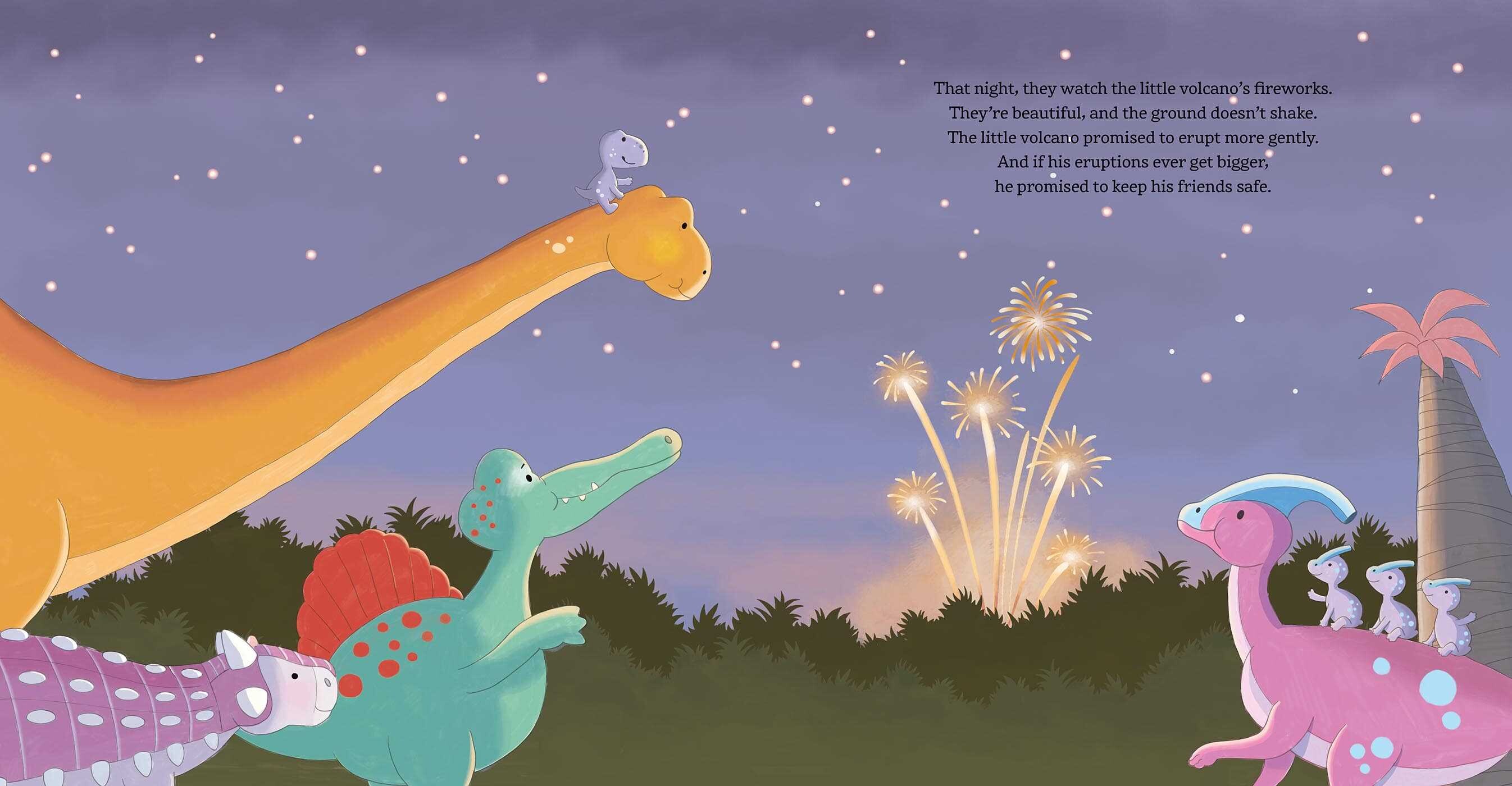 Little Dino and the Angry Volcano